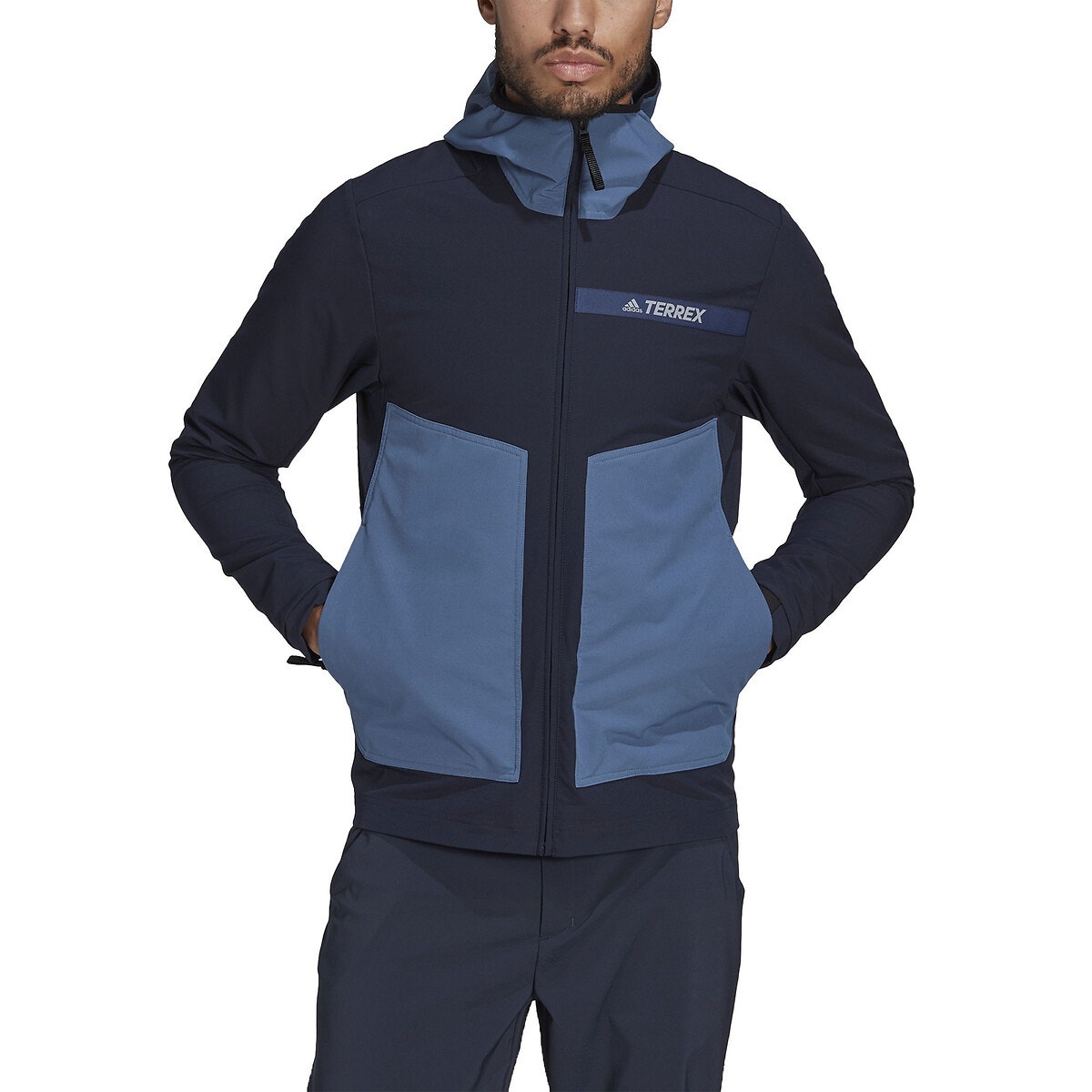 Veste adidas hotsell bleu marine homme