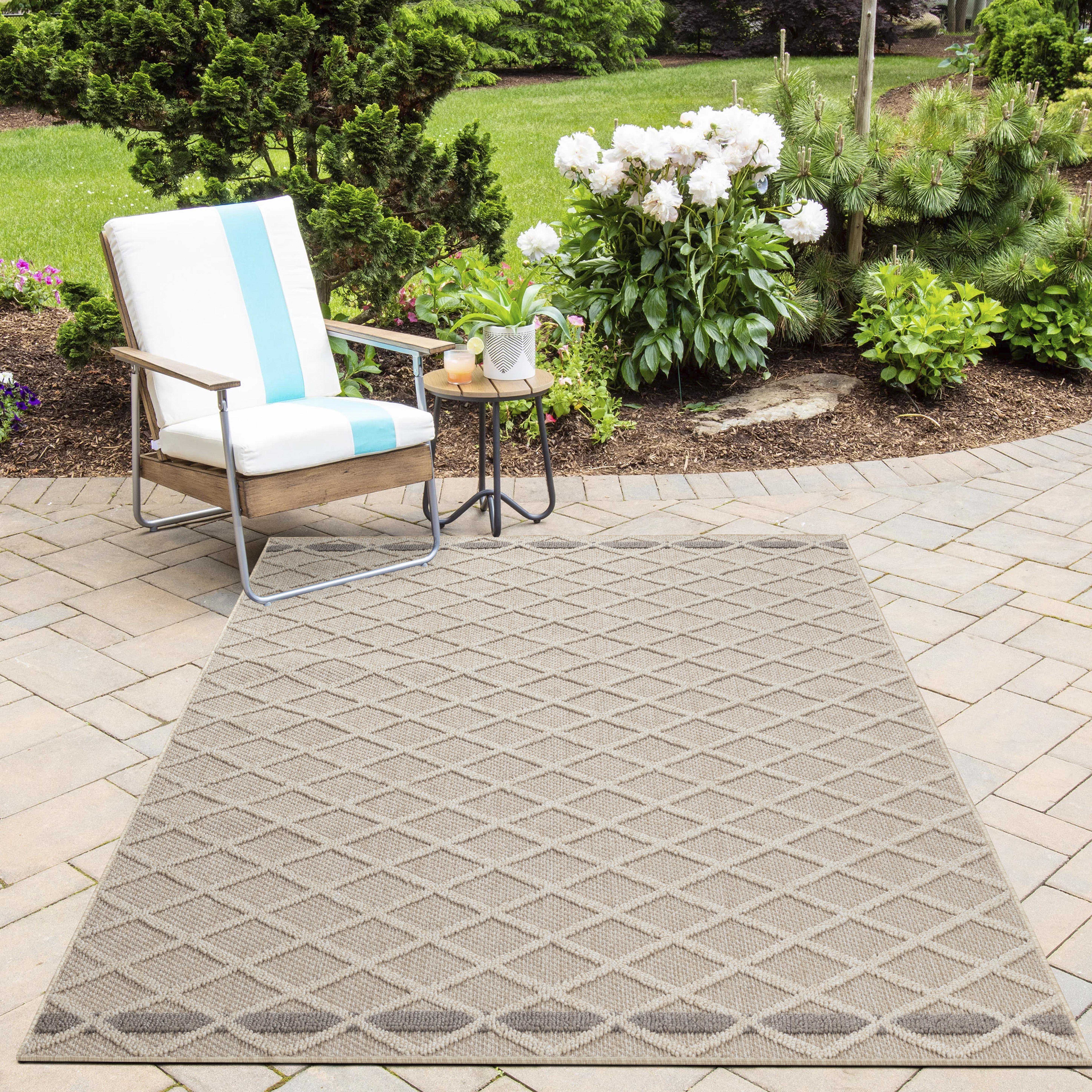 Tapis intérieur extérieur à losange PATARA, NAZAR RUGS