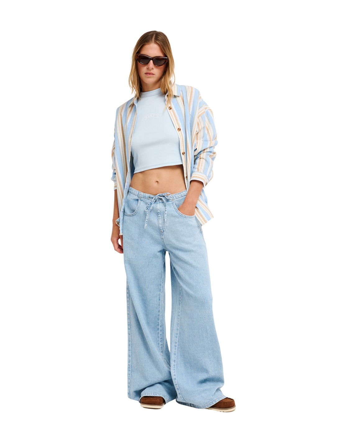 Jean denim loose BEACH FLIRT., ROXY