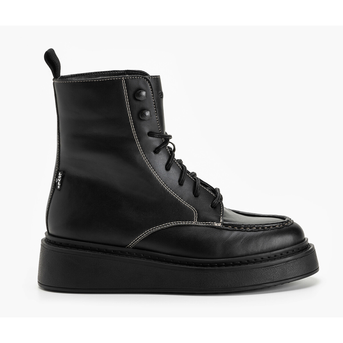 Alexander Mcqueen Hybrid Lace Up Borgue Wingtip Leather Boots Black Size 40E Alexander McQueen Alexander Mcqueen Hybrid Lace Up Borgue  main image 4