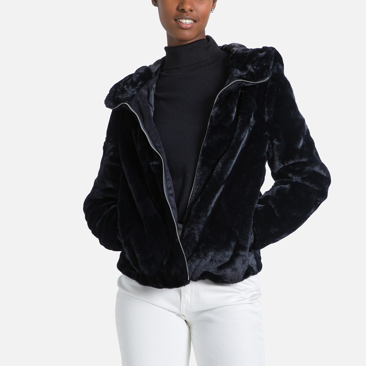 Vero moda faux shearling jacket on sale