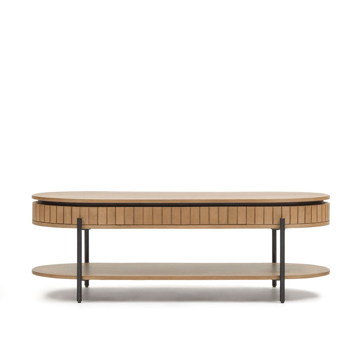 Table basse relevable industrielle acacia 130cm - Meuble Passion
