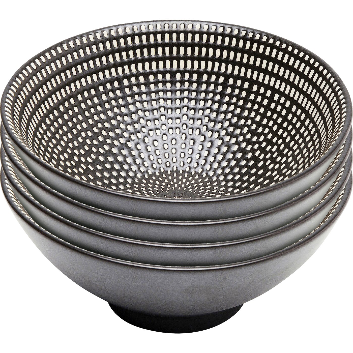 Lot de 4 bols 18cm, GWAYI, KARE DESIGN
