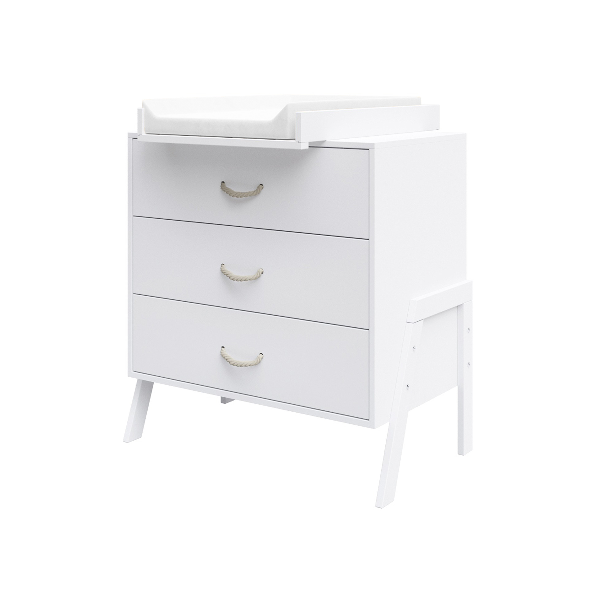 Commode à Langer 3 tiroirs - Table à Langer Amovible et Matelas - LIV, PREMIERS MOMENTS