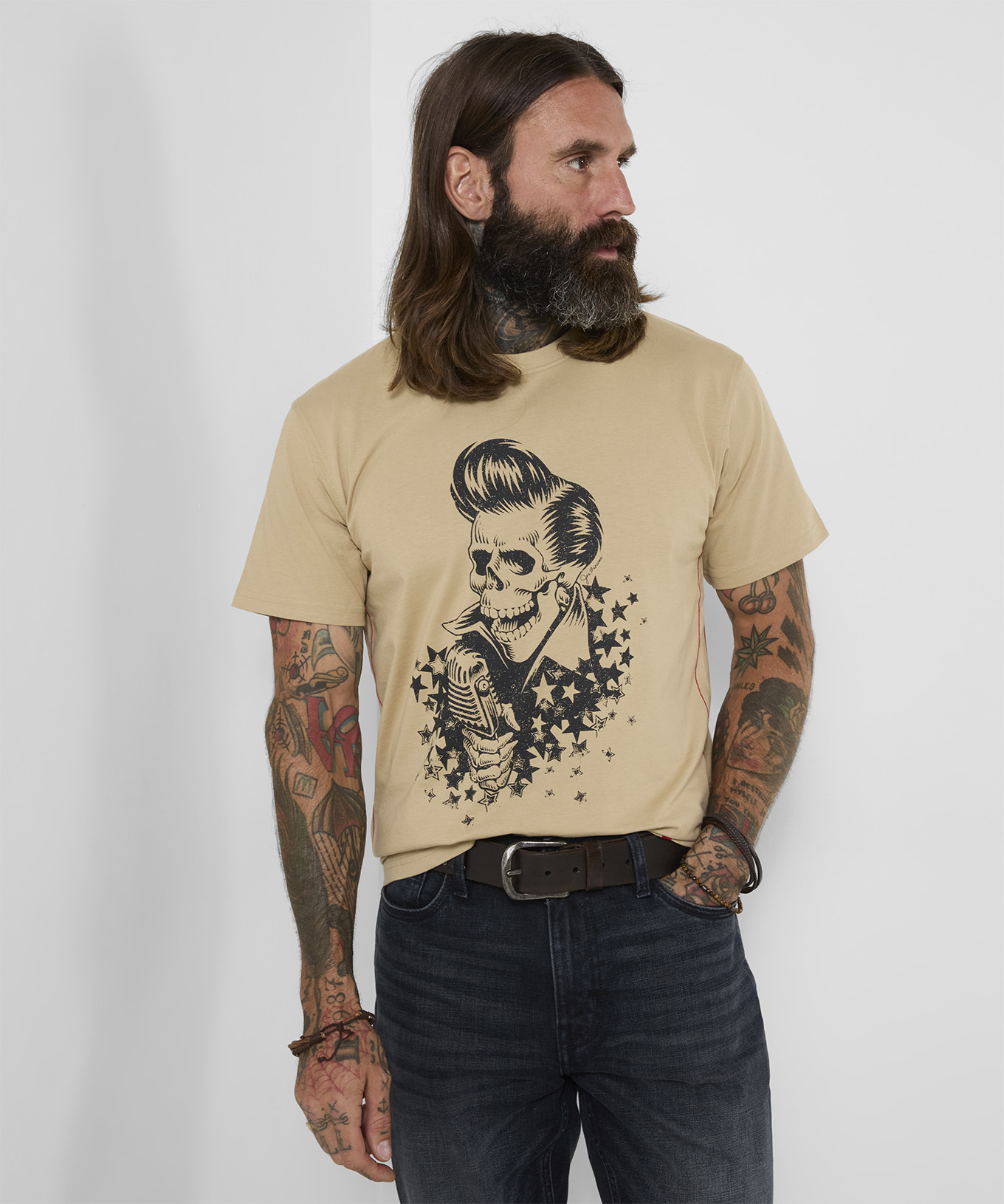 T-Shirt Tête de Mort Chantante, JOE BROWNS