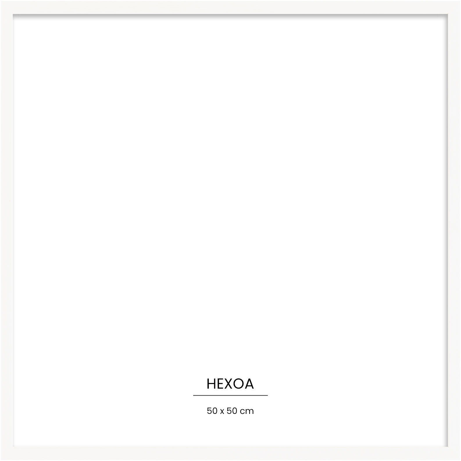 Cadre bois Blanc 50x55cm, HEXOA