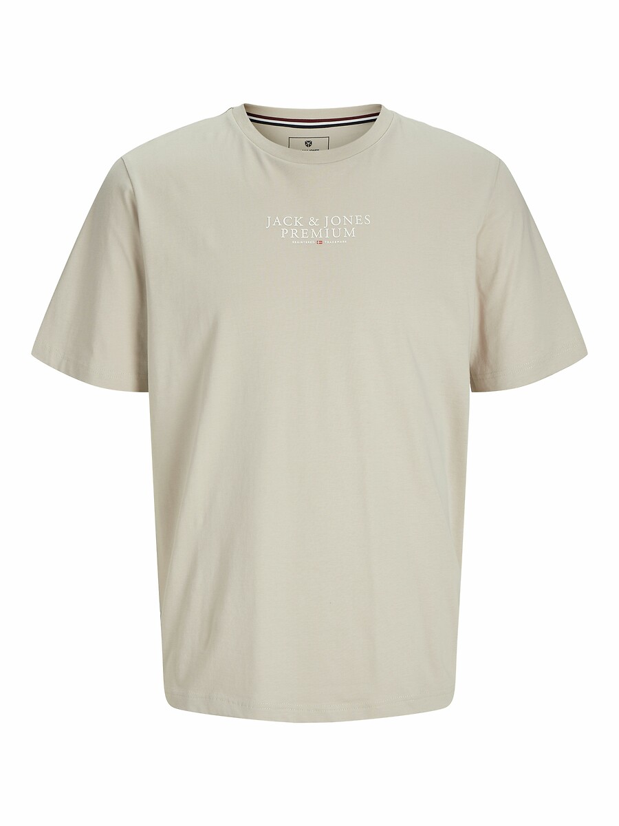 JACK & JONES Maglietta Uomo Kaki Con Logo – Cotone 100% Manica Corta