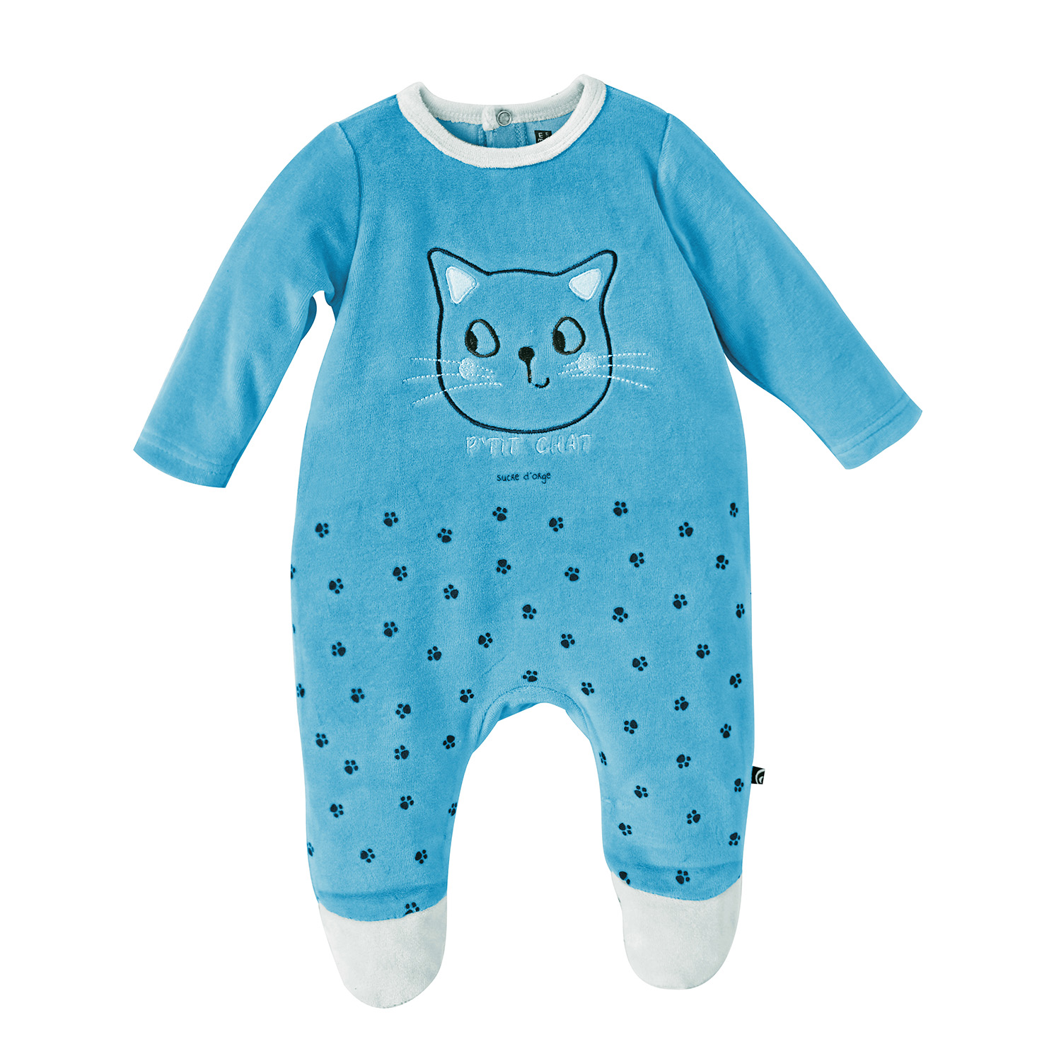 Pyjama velours rase dominique, SUCRE D'ORGE