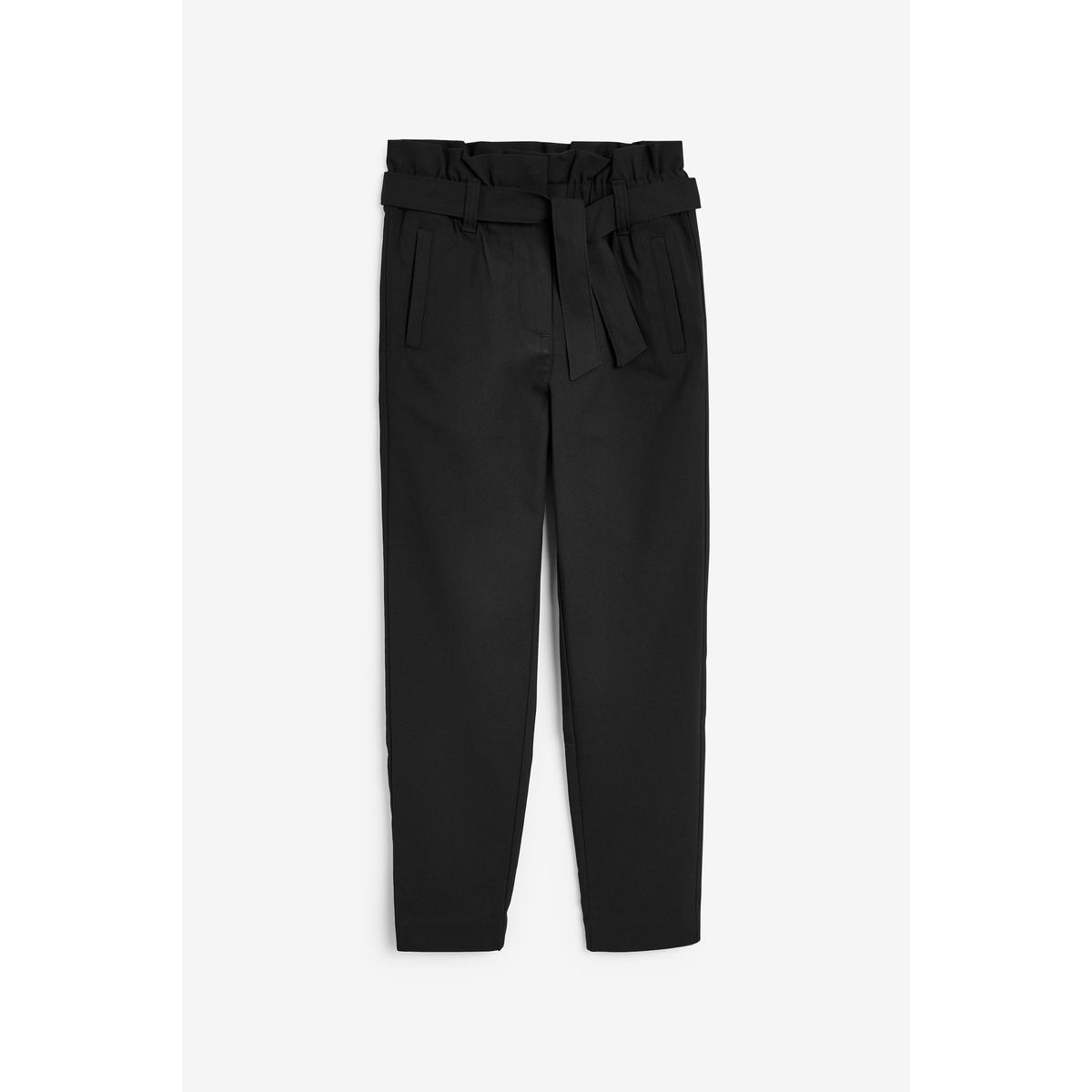 Pantalon senior taille haute fronc e noir Next La Redoute