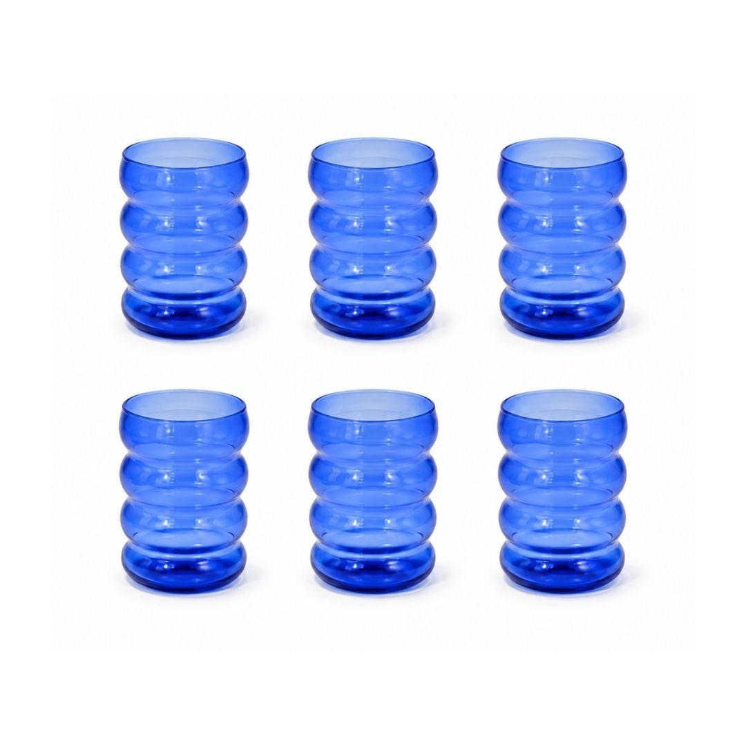 Lot de 6 verres, SANTORIN, ARTIME
