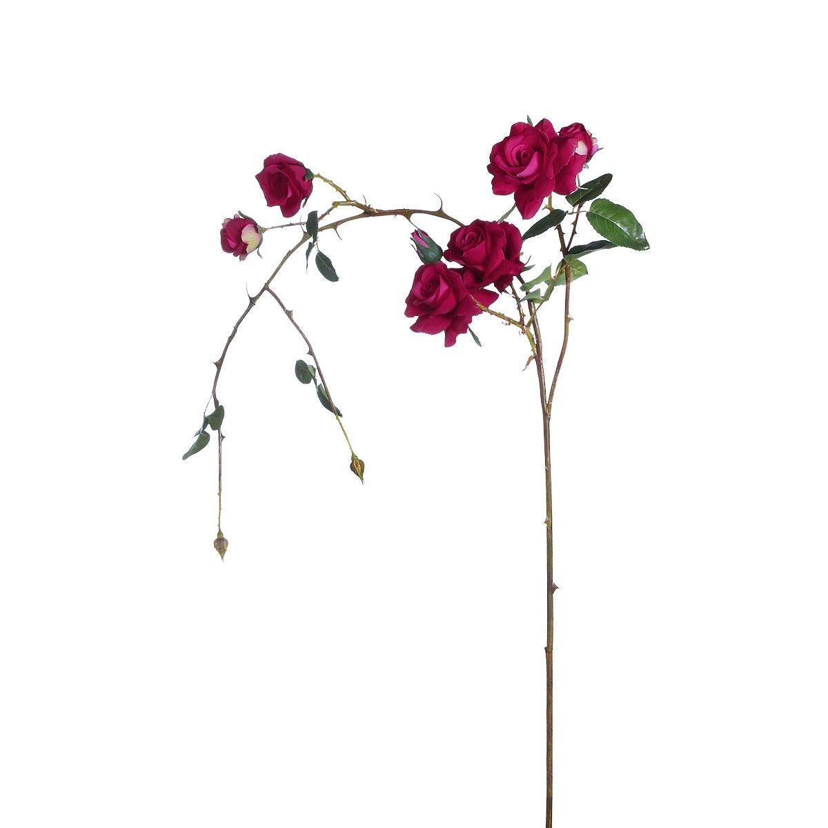 Tige tombante de roses artificielle H128, SIA DECO