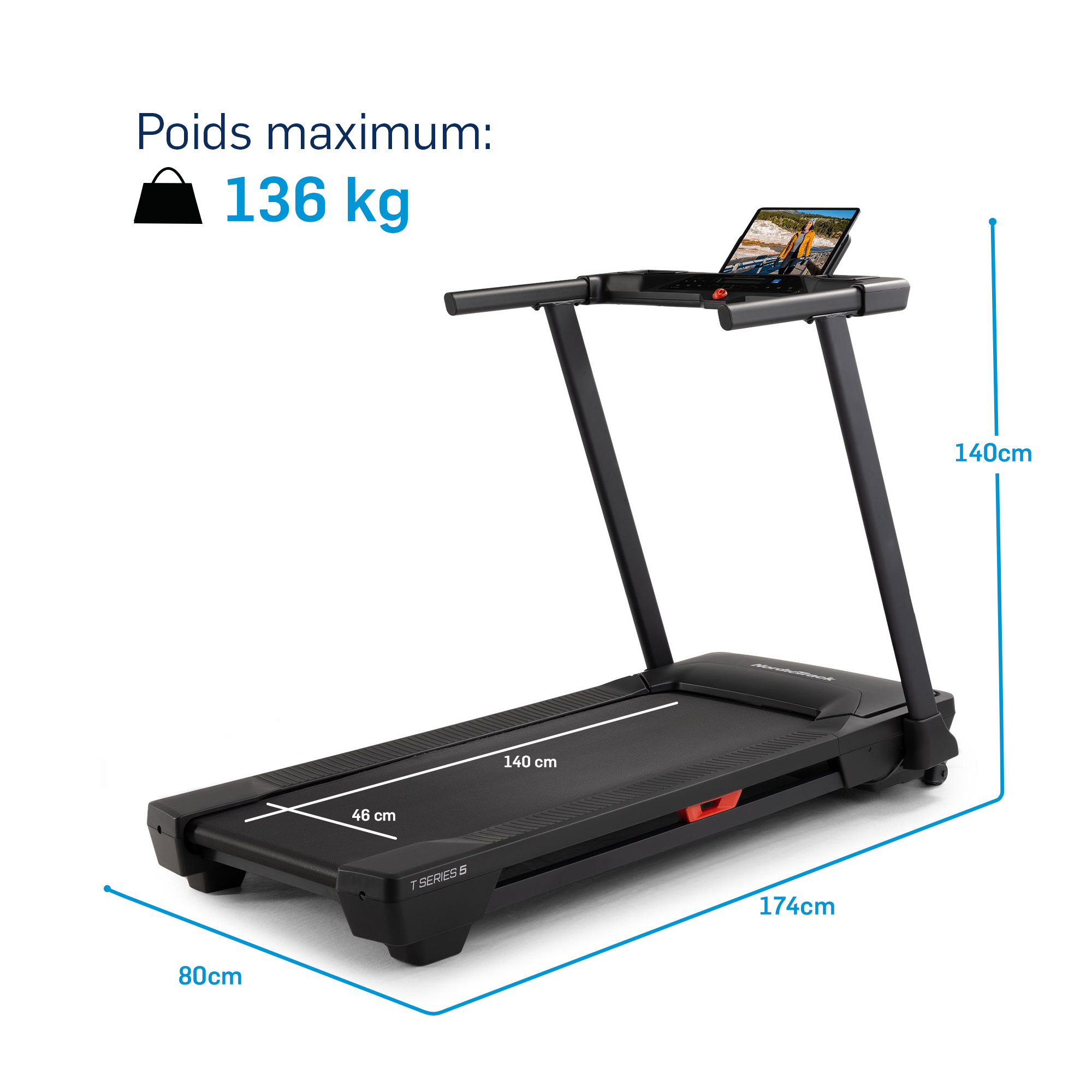 Tapis de course T Series 5, NORDICTRACK