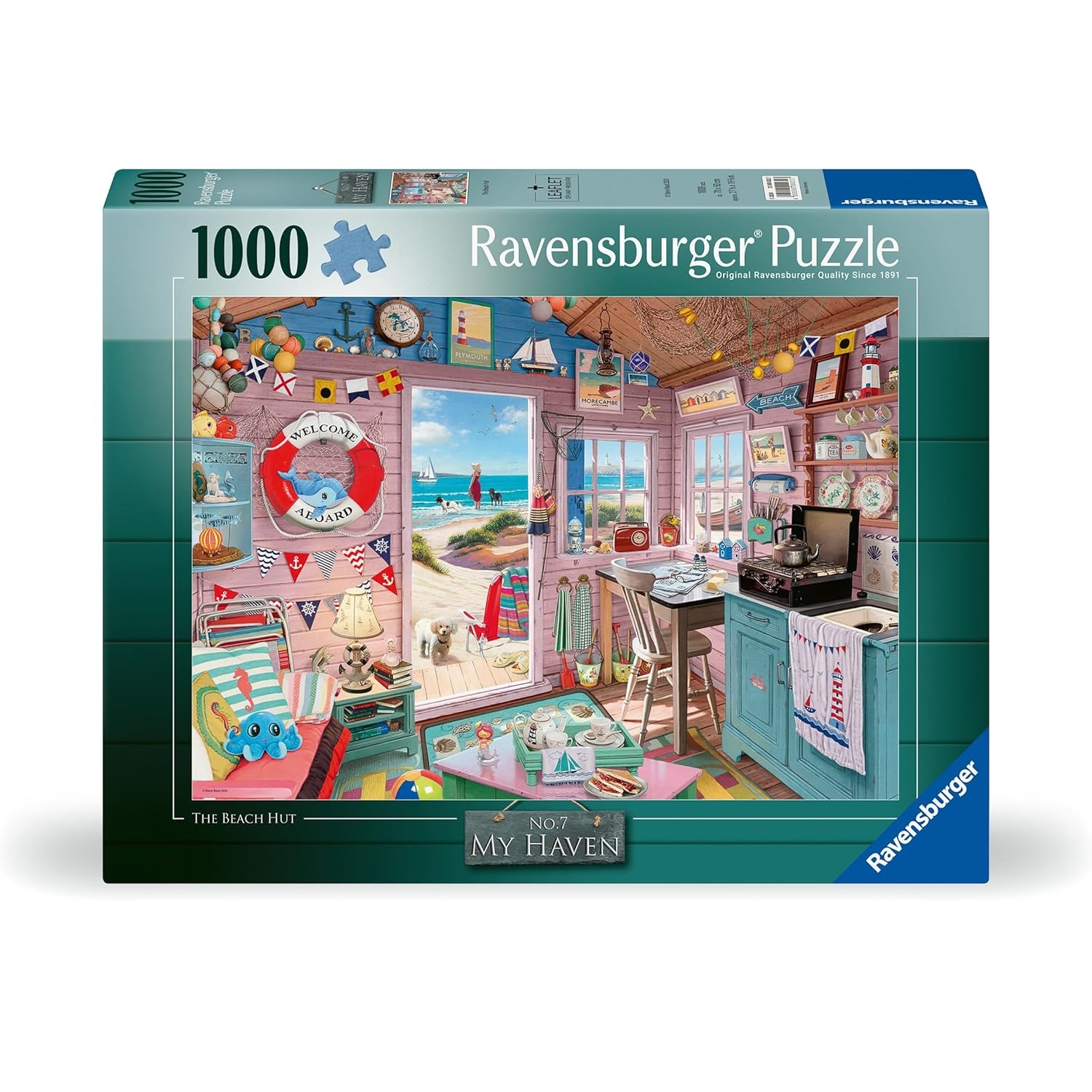 Puzzle Cabanon de la plage 1000 pcs, RAVENSBURGER