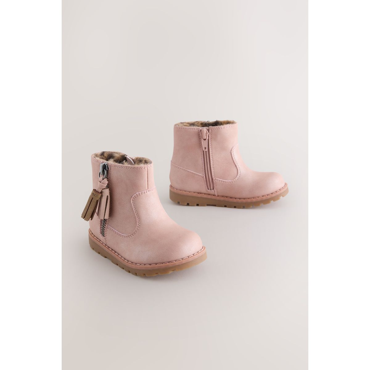 Bottines chelsea zippées à glands, NEXT