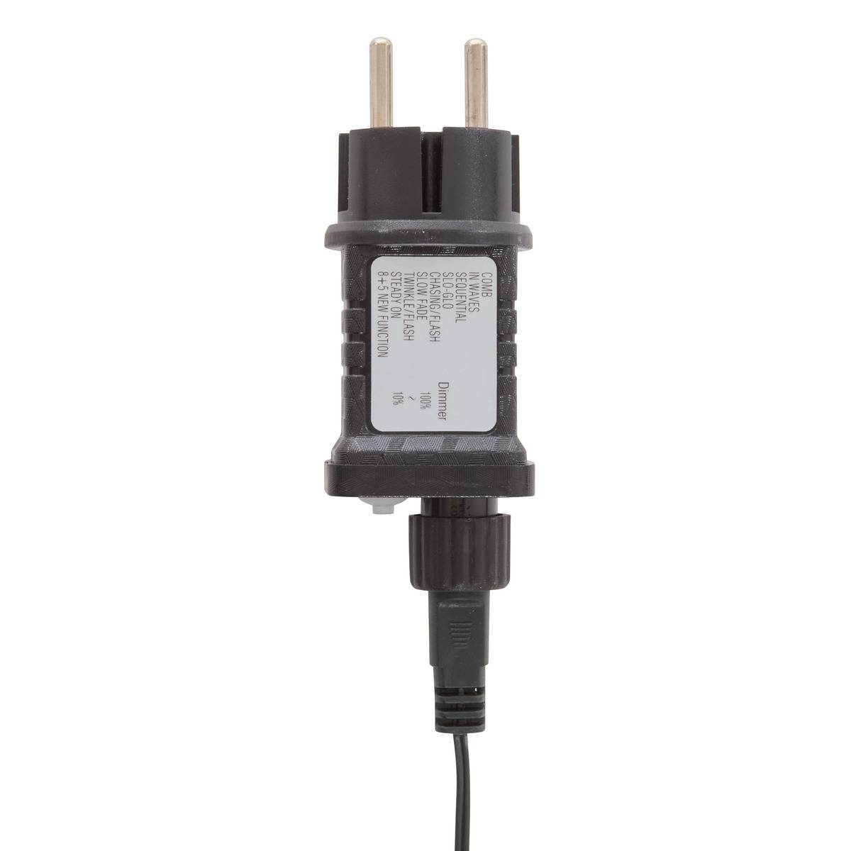 Guirlande lumineuse d'extérieur 40 m 533 LED blanc froid 13 fonctions avec minuteur sur secteur, ATMOSPHERA