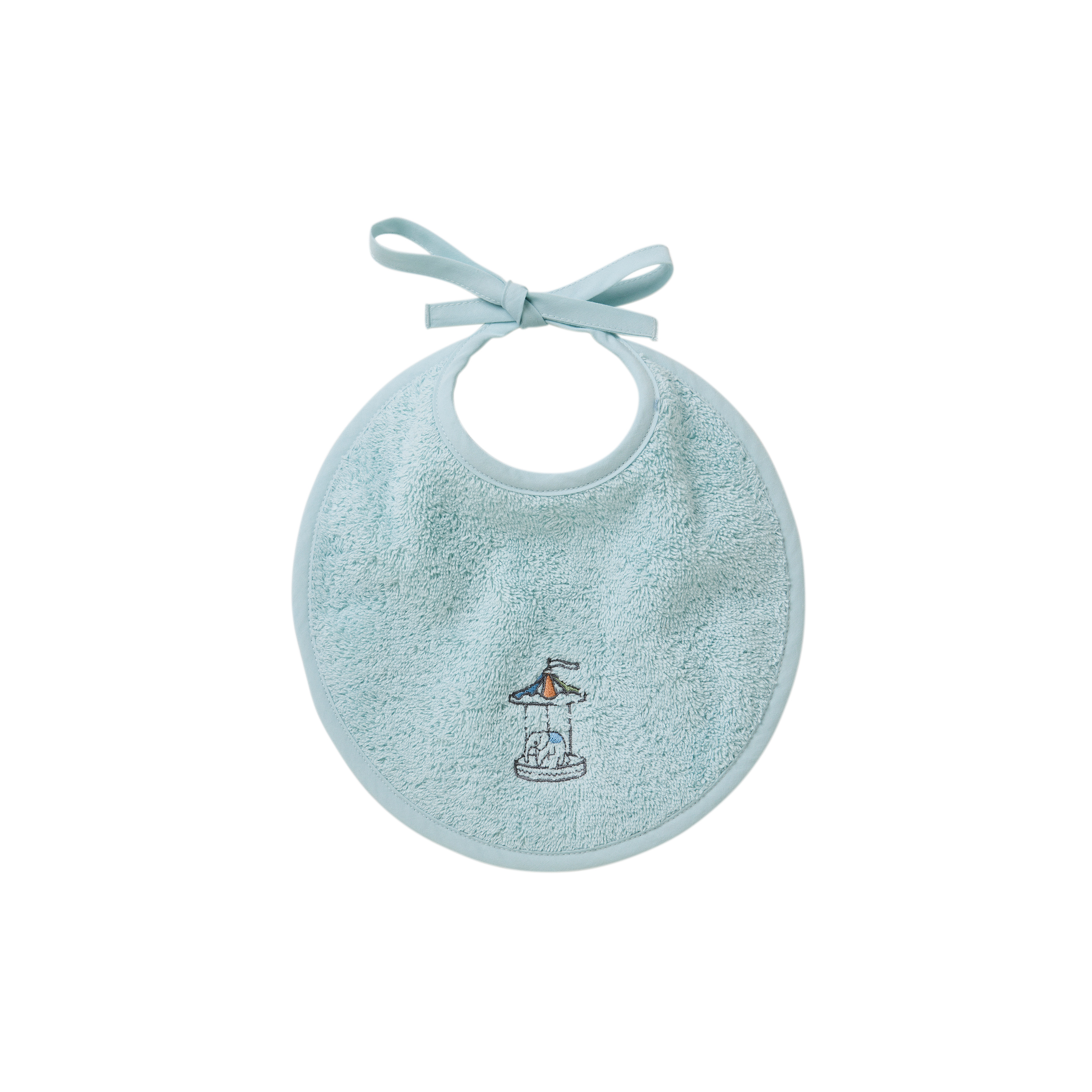 Mini bavoir coton INSTANT, CARRE BLANC