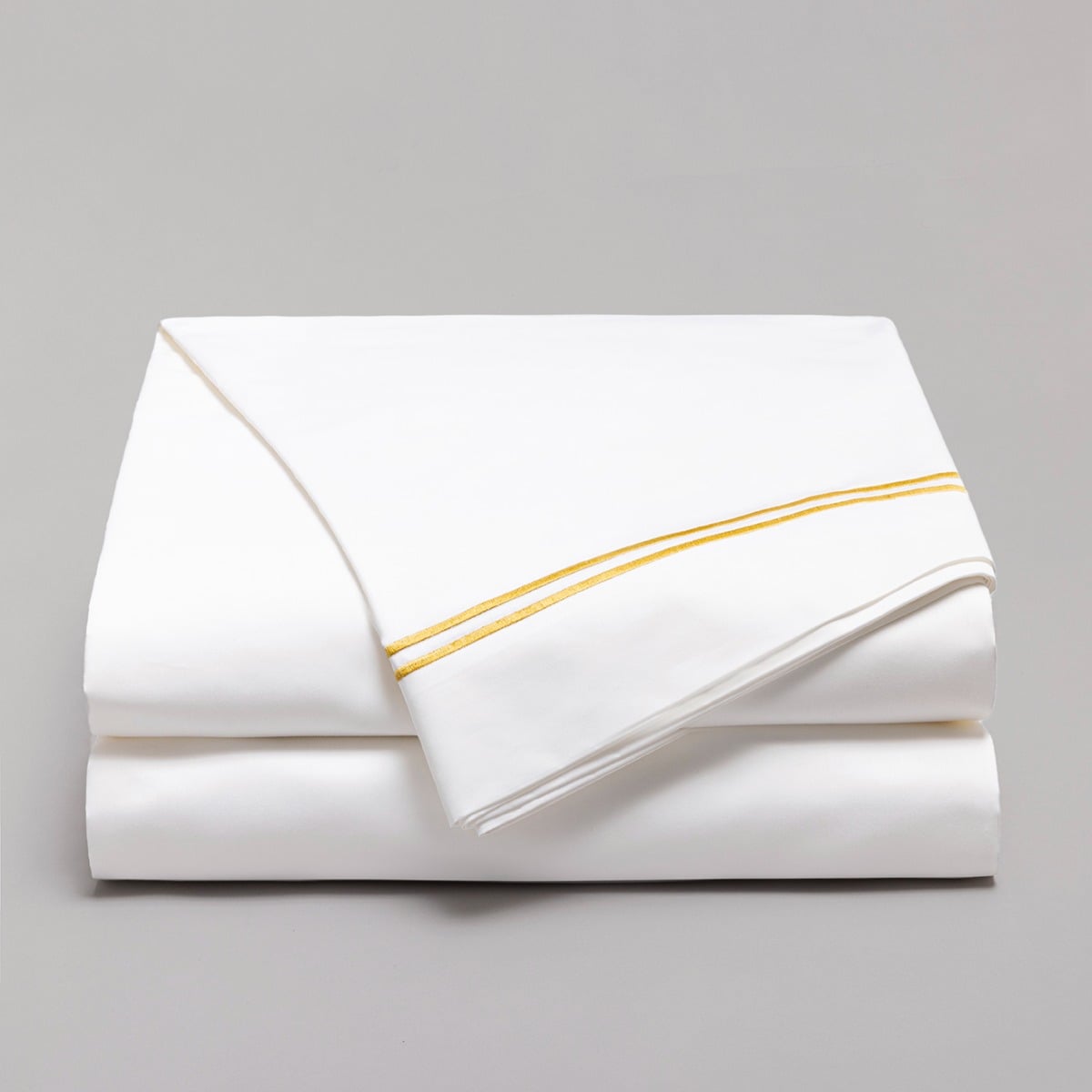 Drap plat satin de coton égyptien 320 fils - 800tc CAP FERRAT, COTTON & CO