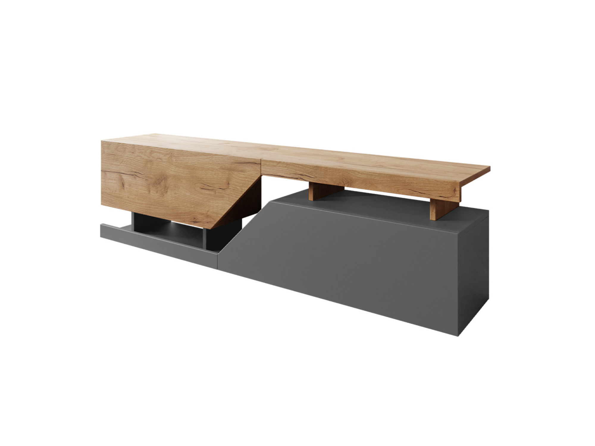 Meuble TV style industriel, PITT, BEST MOBILIER