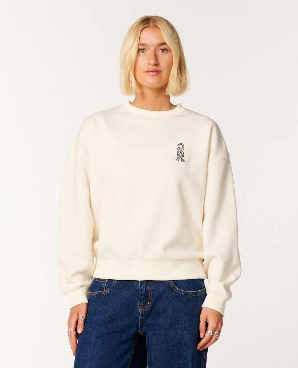 Sweat col rond SEARCH SERIES VAPORCOOL, RIP CURL