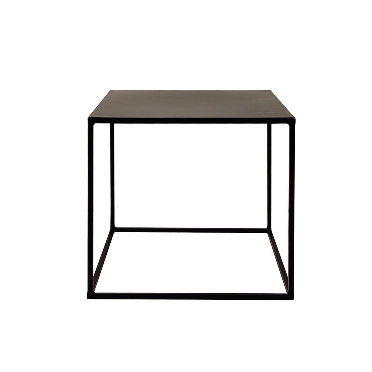 bout de canape en metal design contemporain h35 cm expo