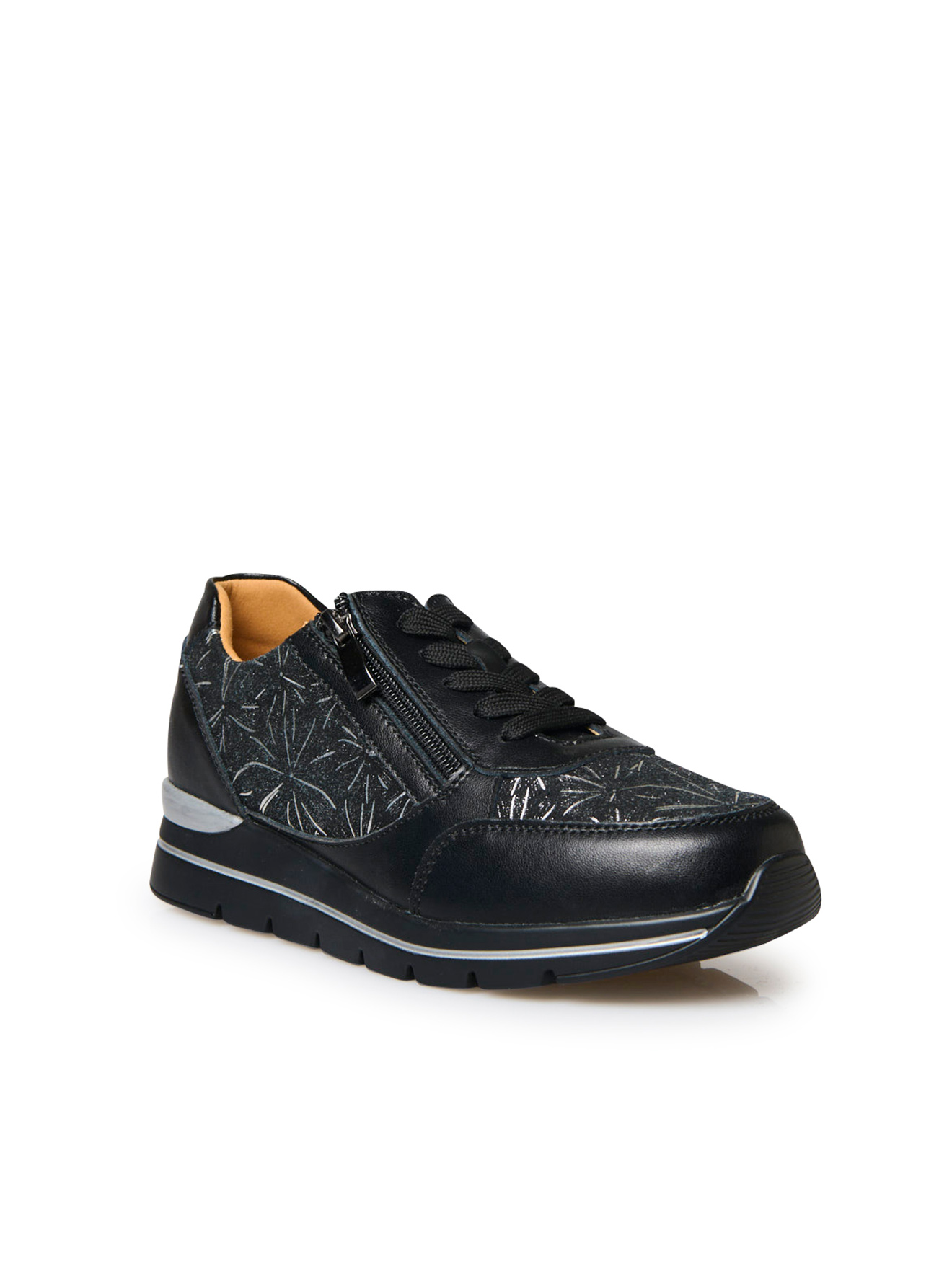 Derbies zip et lacets semelle amovible, PEDICONFORT