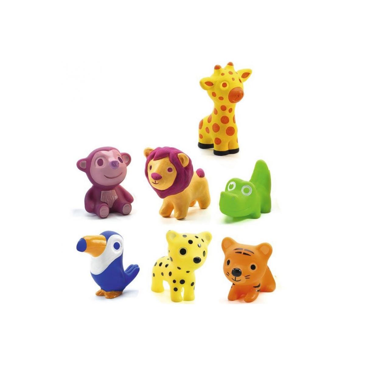 Lot d'animaux en plastique, DJECO