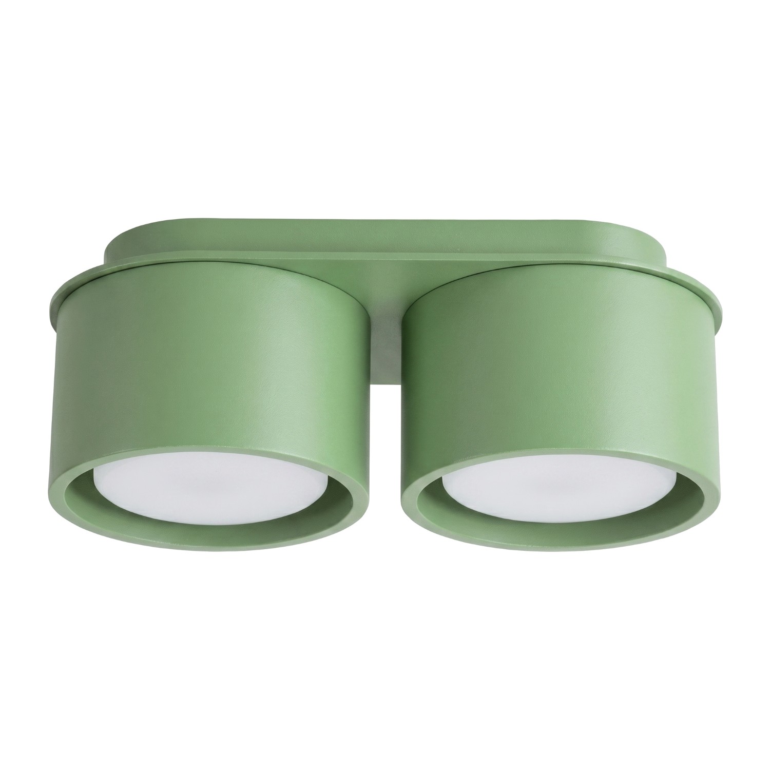 Plafonnier Aluminium Sauge Gx53 2 MODO, EDEN