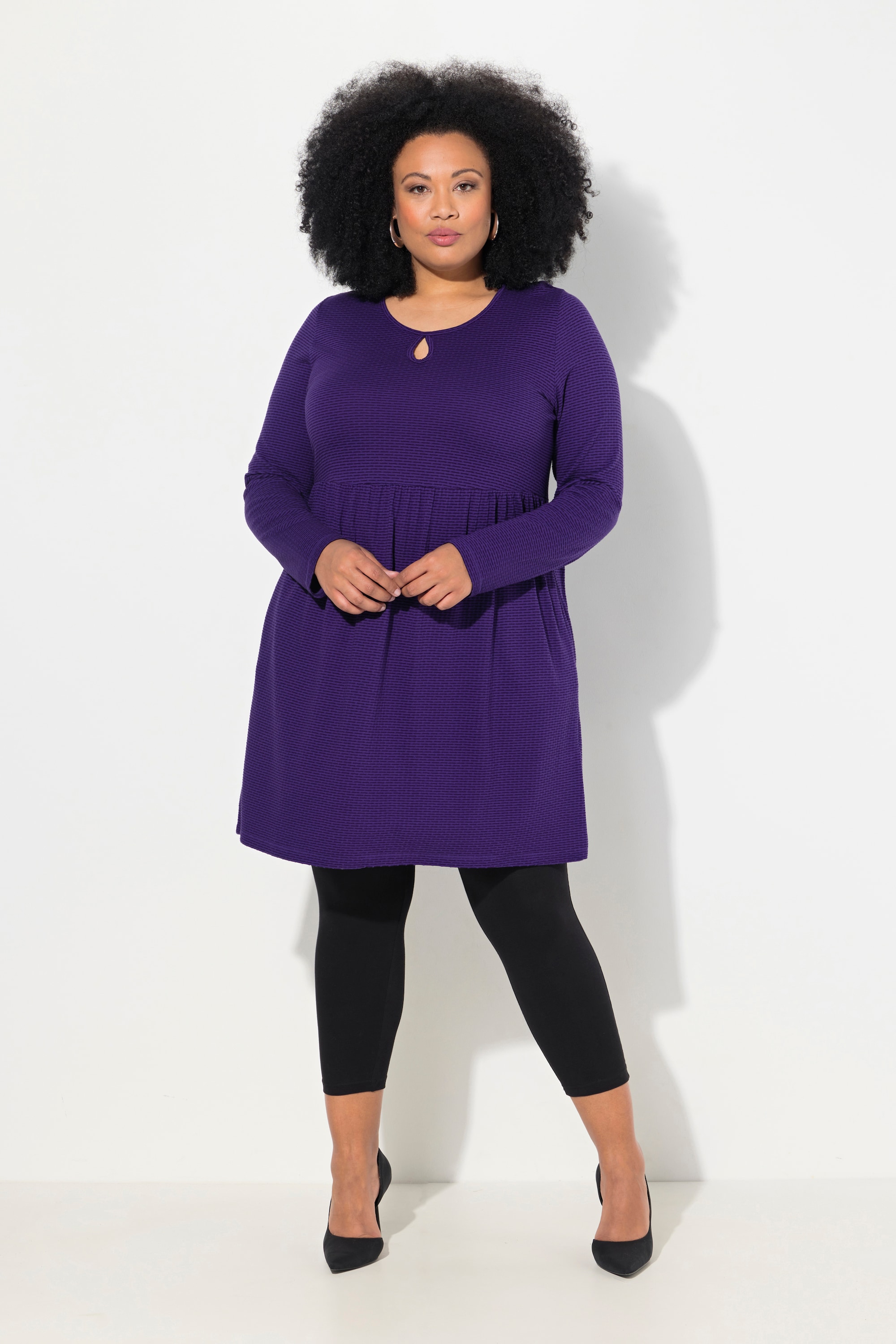 T-shirt long motif Jacquard, ULLA POPKEN