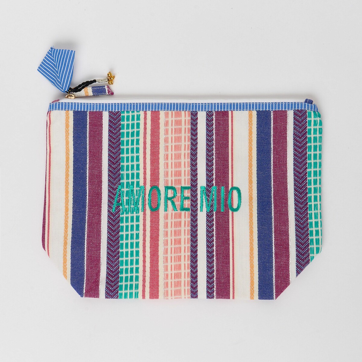 Zip-Up Clutch Bag XL Eva, PETITE MENDIGOTE