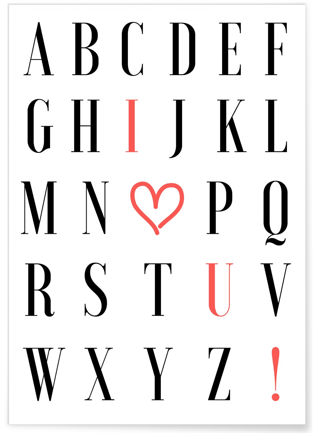 Affiche I Love U !, L'AFFICHERIE