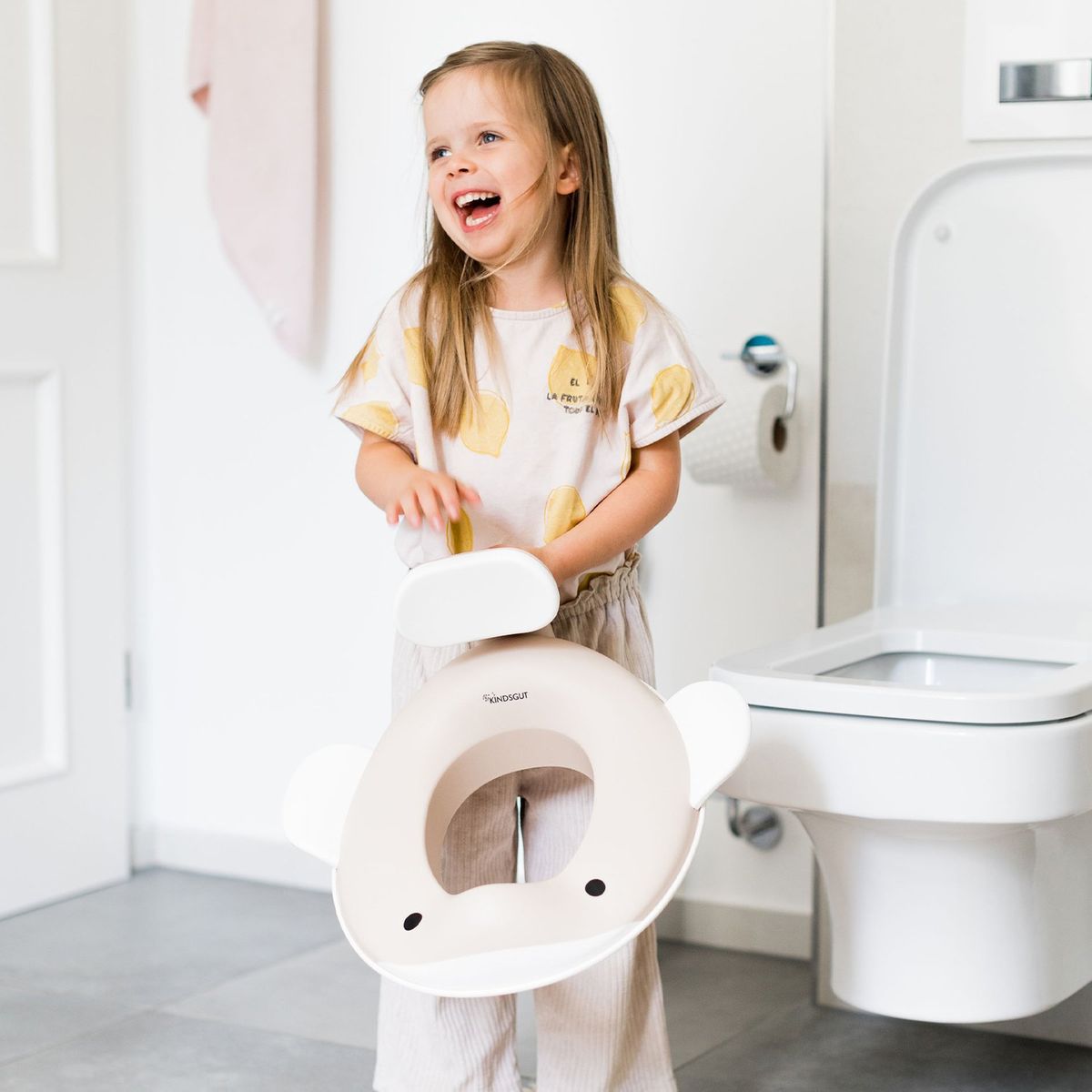 Siège De Toilette Rose Bébé Dans Les Toilettes Hygiène Toilettes Pour  Enfants Housse De Siège De Toilette Pour Enfants