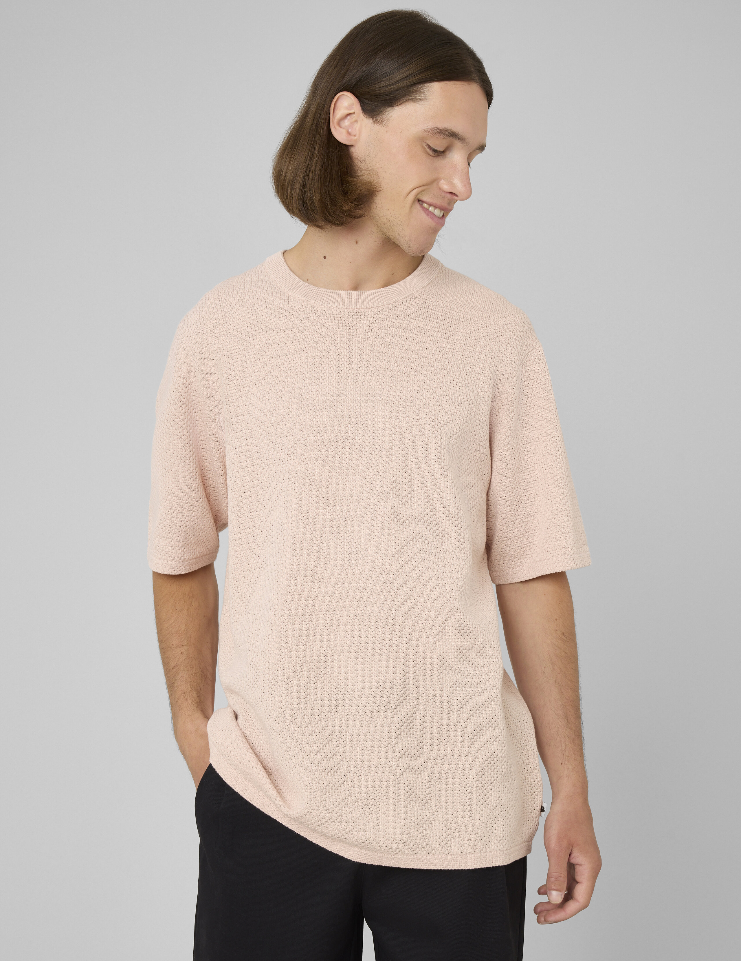 T-shirt maille texturée, BZB