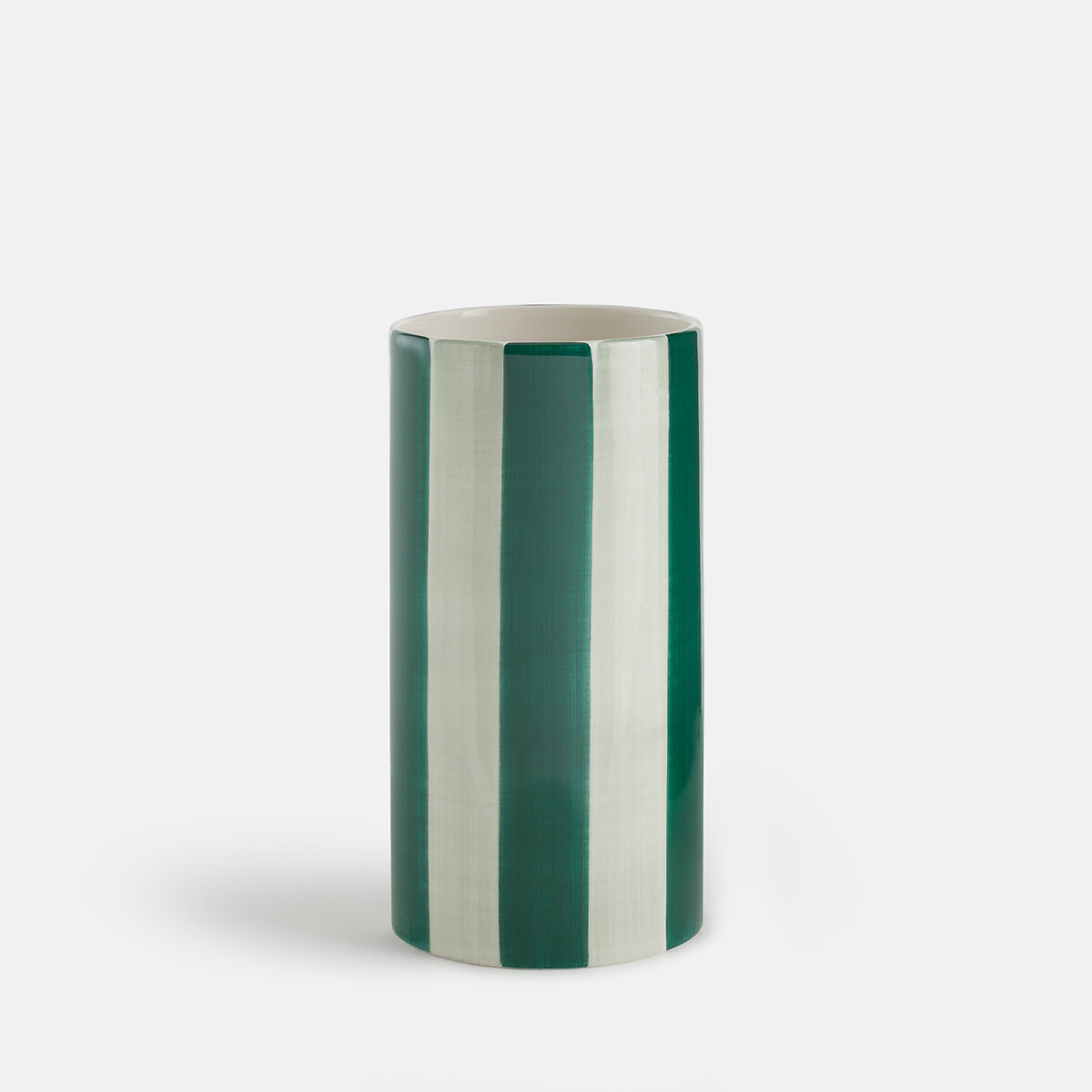 Vase en céramique, à rayures, hauteur 18 cm, JAOMA, LA REDOUTE INTERIEURS