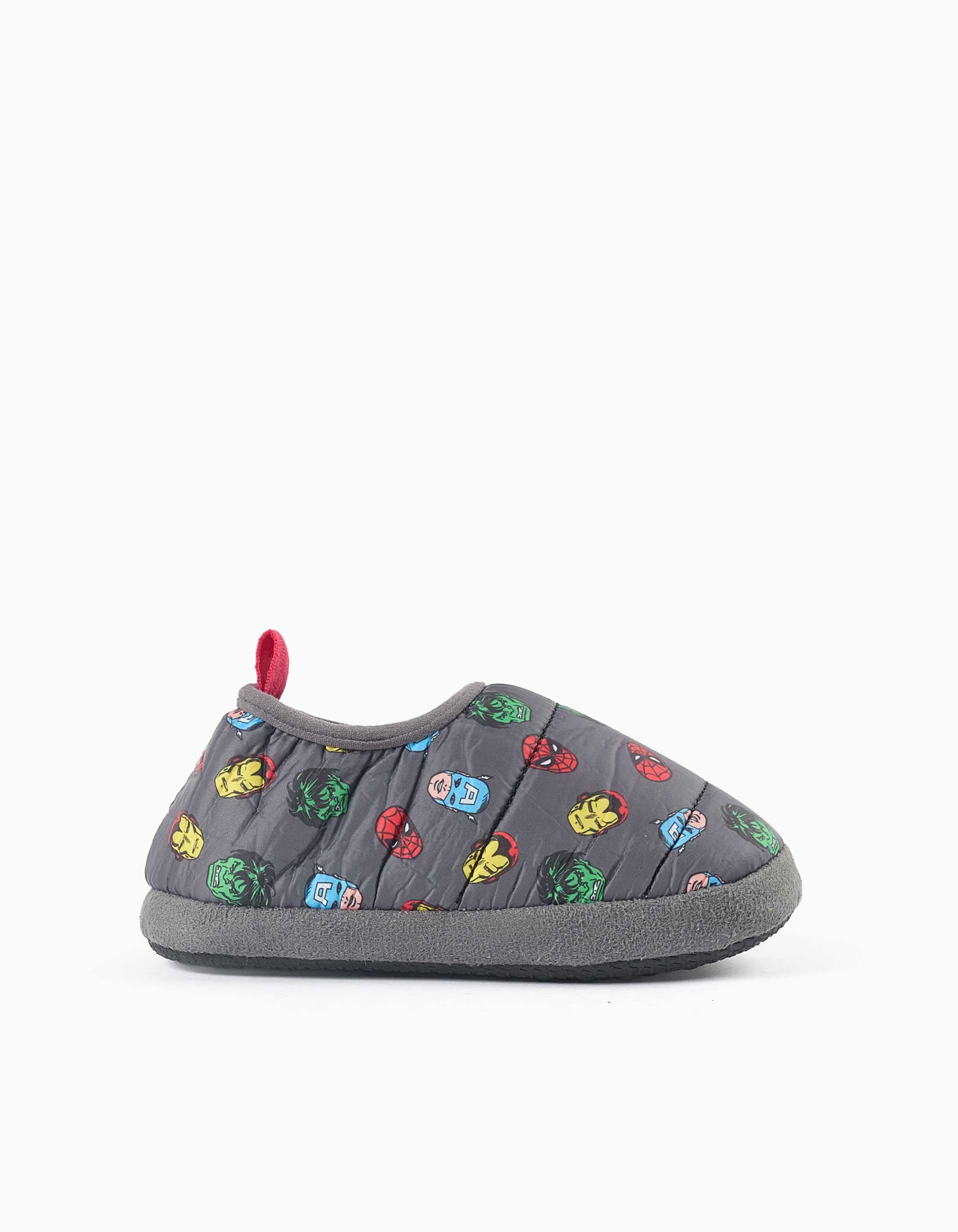 Chaussons matelassés avec imprimé Avengers et doublure en sherpa, ZIPPY