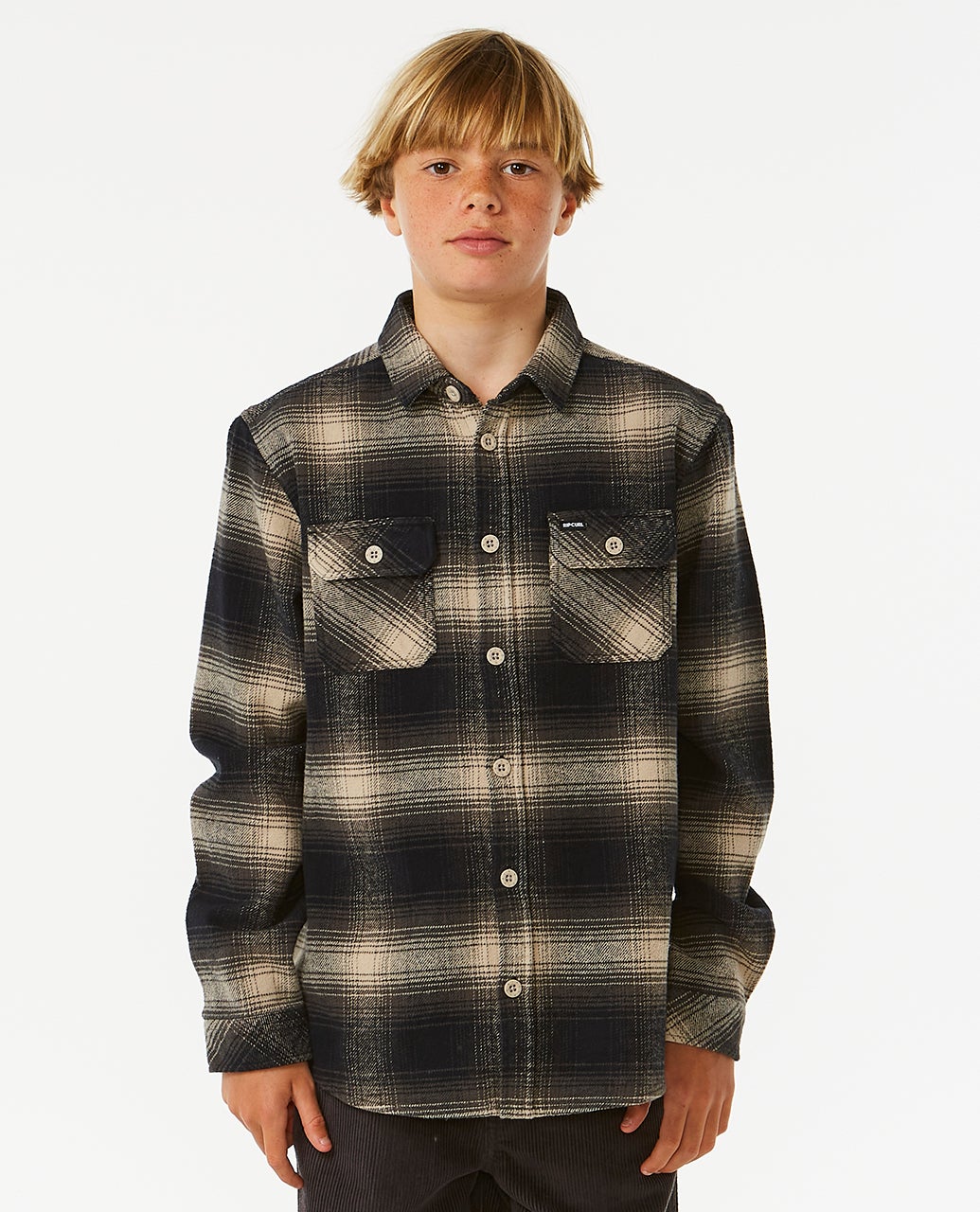 Chemise manches longues en flanelle COUNT, RIP CURL