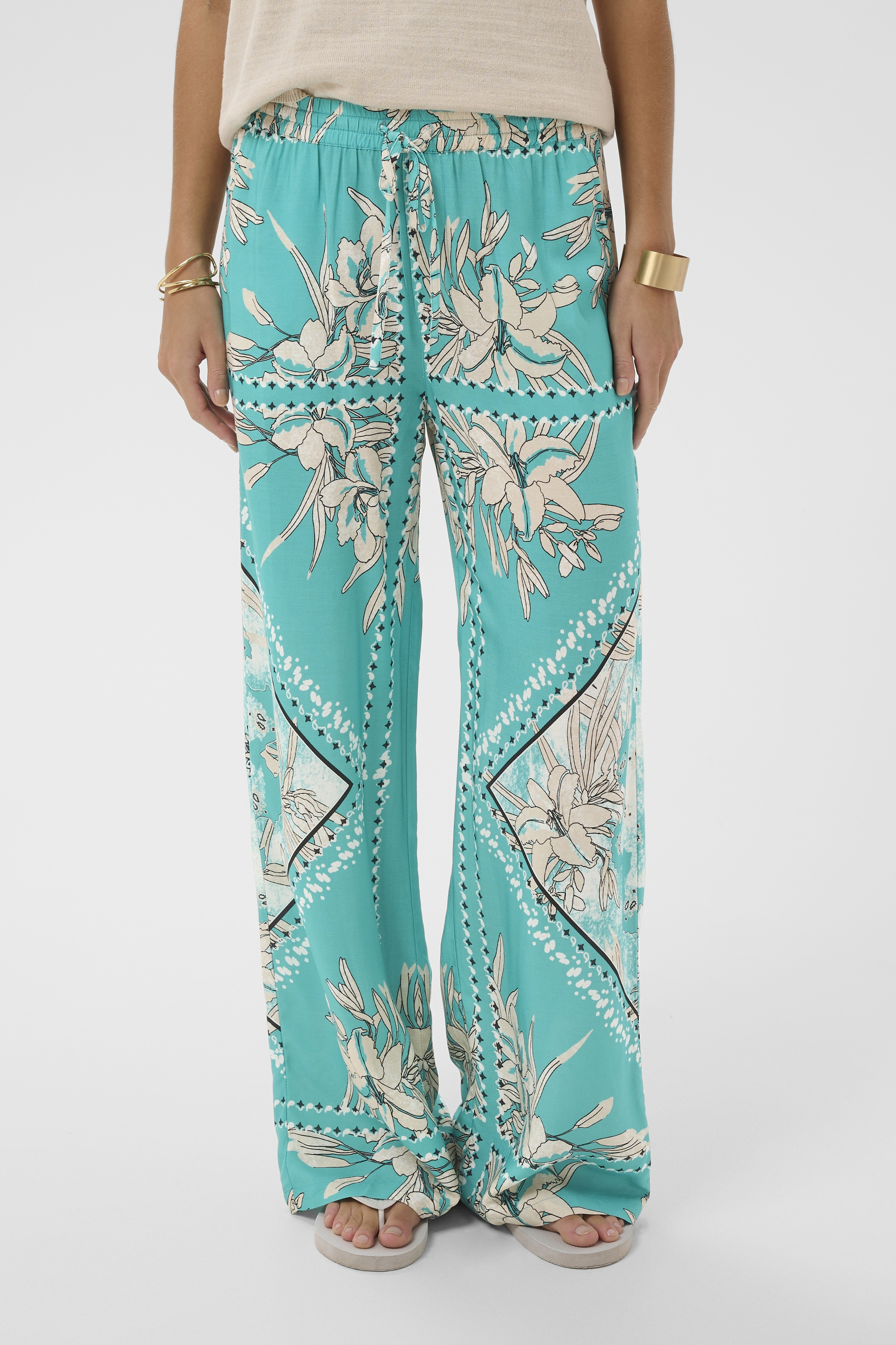 Pantalon casual, CREAM