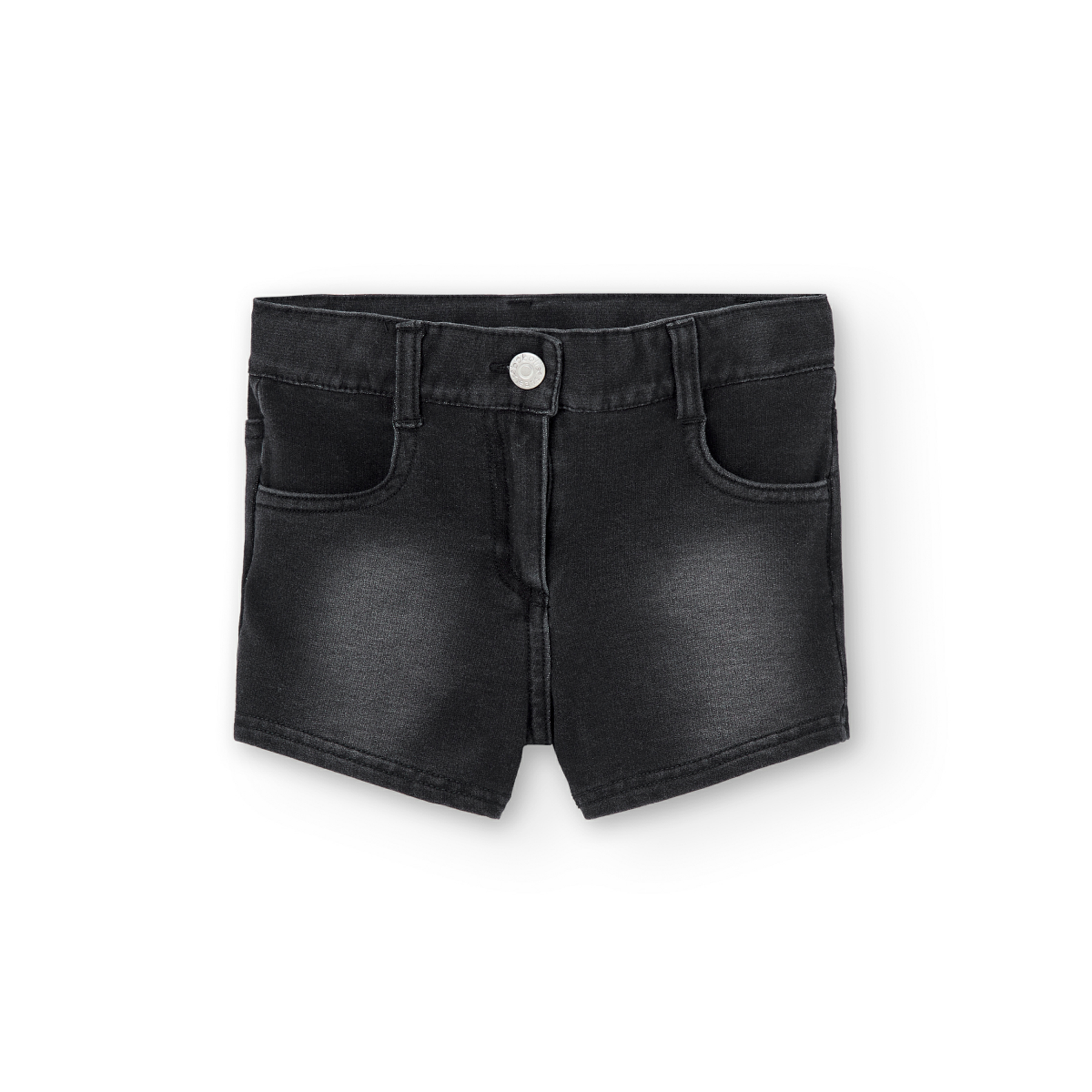 Short en denim avec bouton et fermeture é, BOBOLI