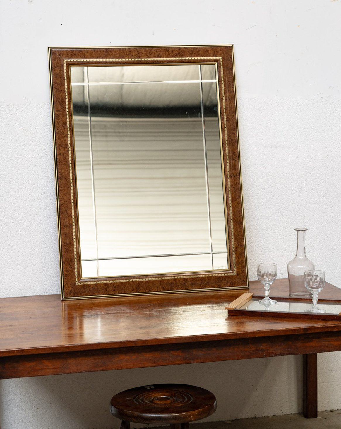 Miroir biseauté Georges N°1317 - Bon état, DEBONGOUT