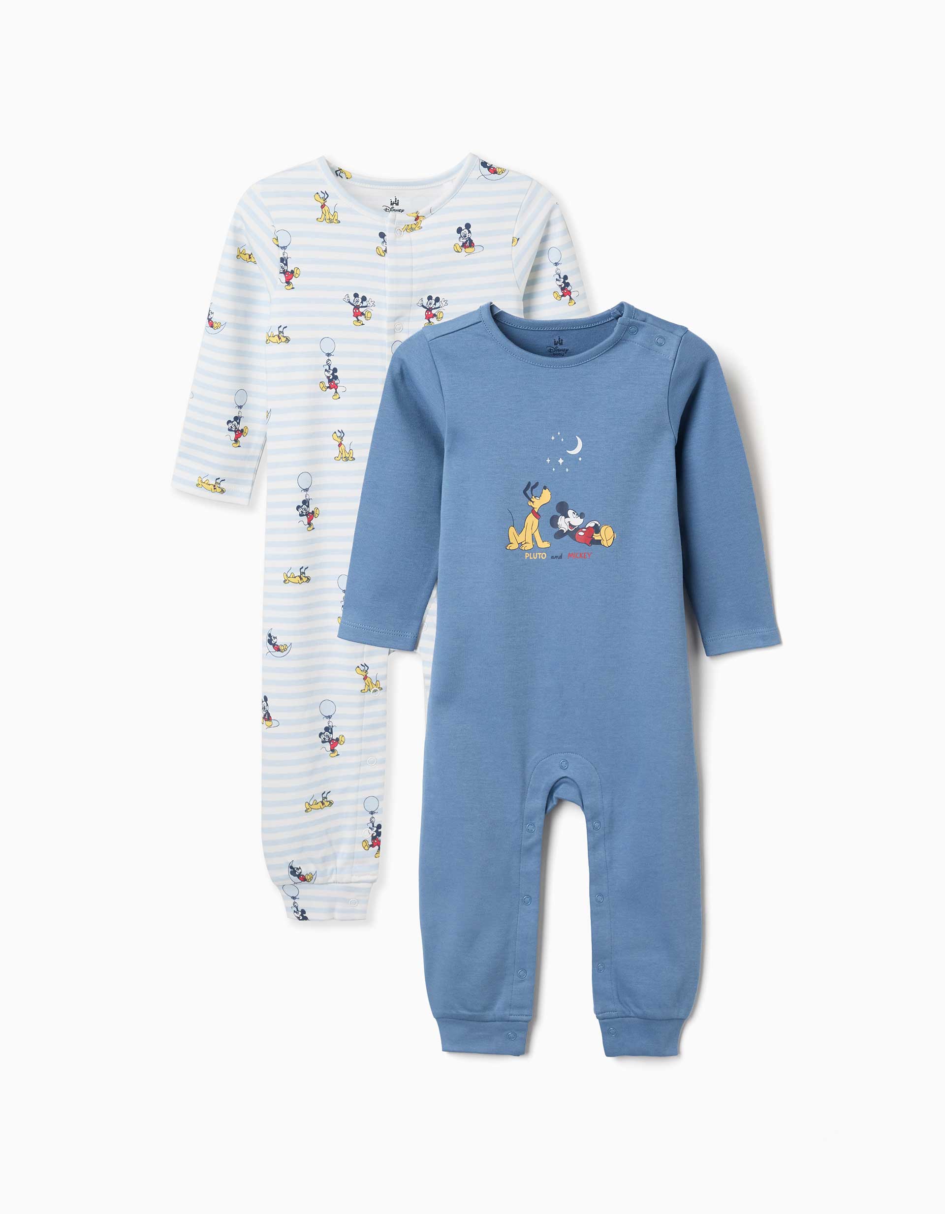 Lot de 2 dors-bien en coton avec Mickey, ZIPPY