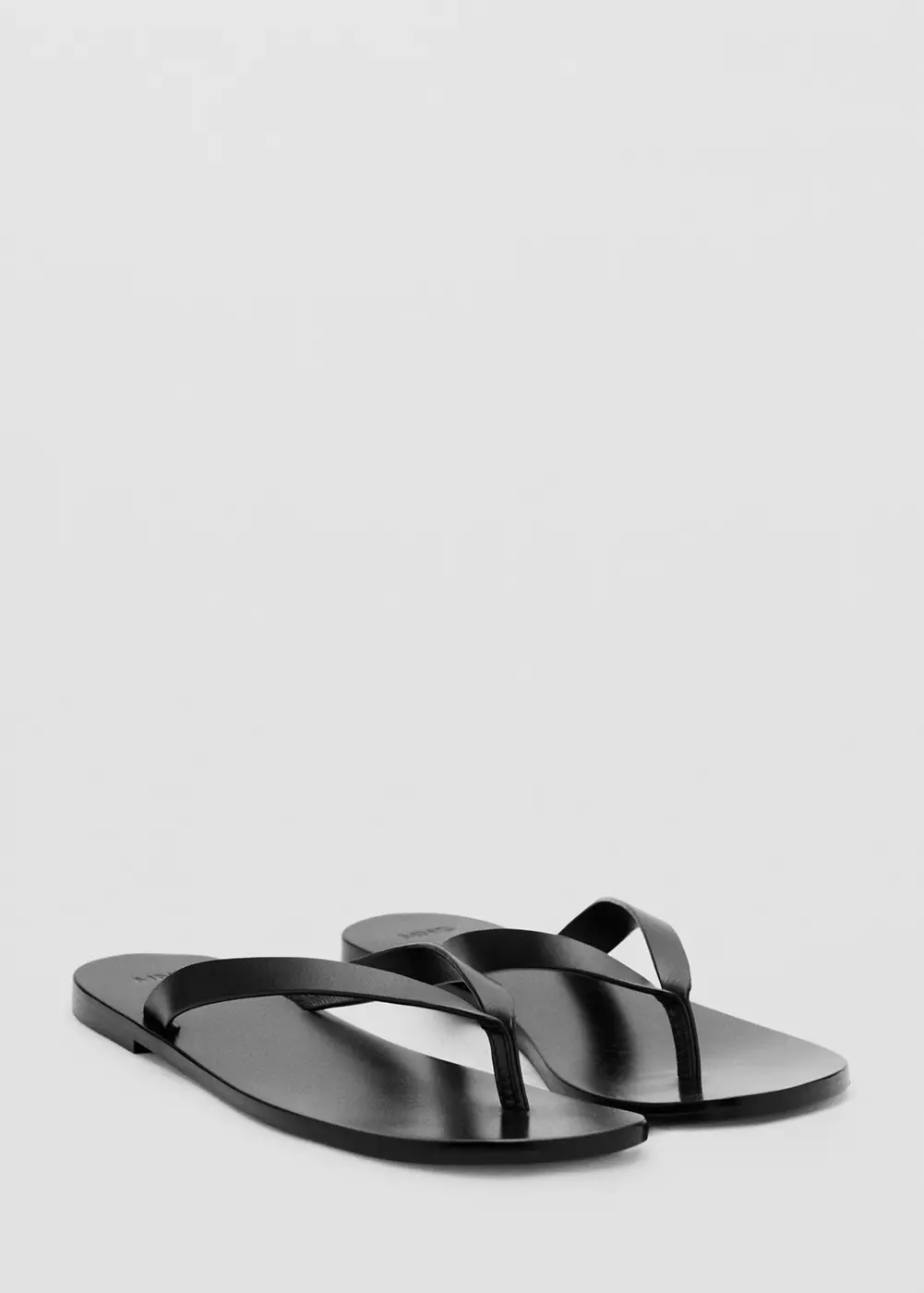 Sandales à lanières cuir, MANGO