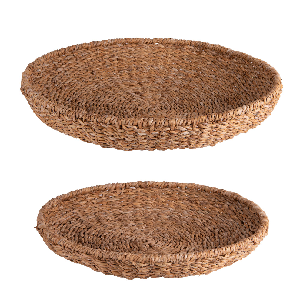 Set de 2 coupes en jonc de mer 38 et 45 cm, TABLE PASSION