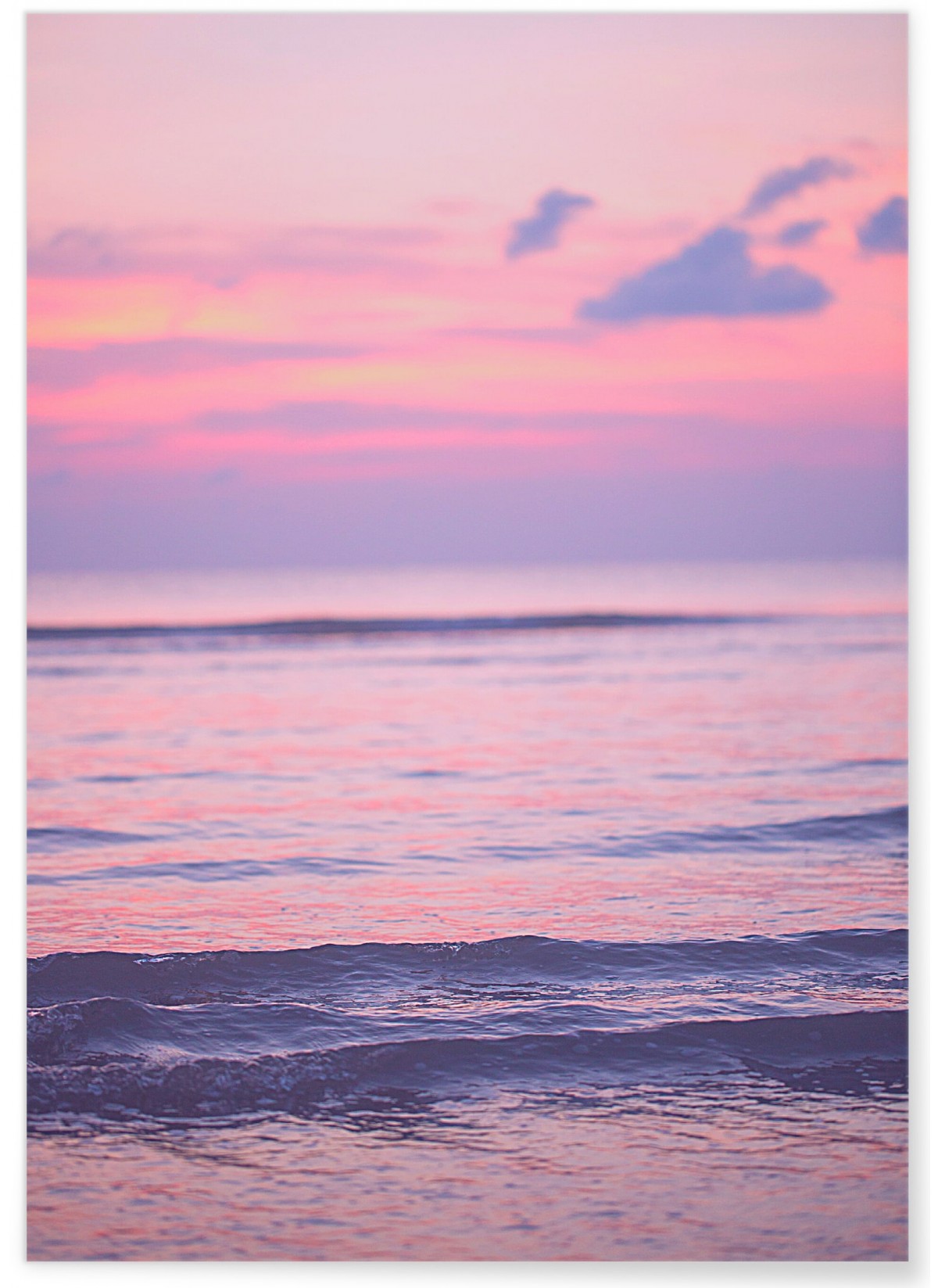 Poster Nature Ciel Rose 3, L'AFFICHERIE