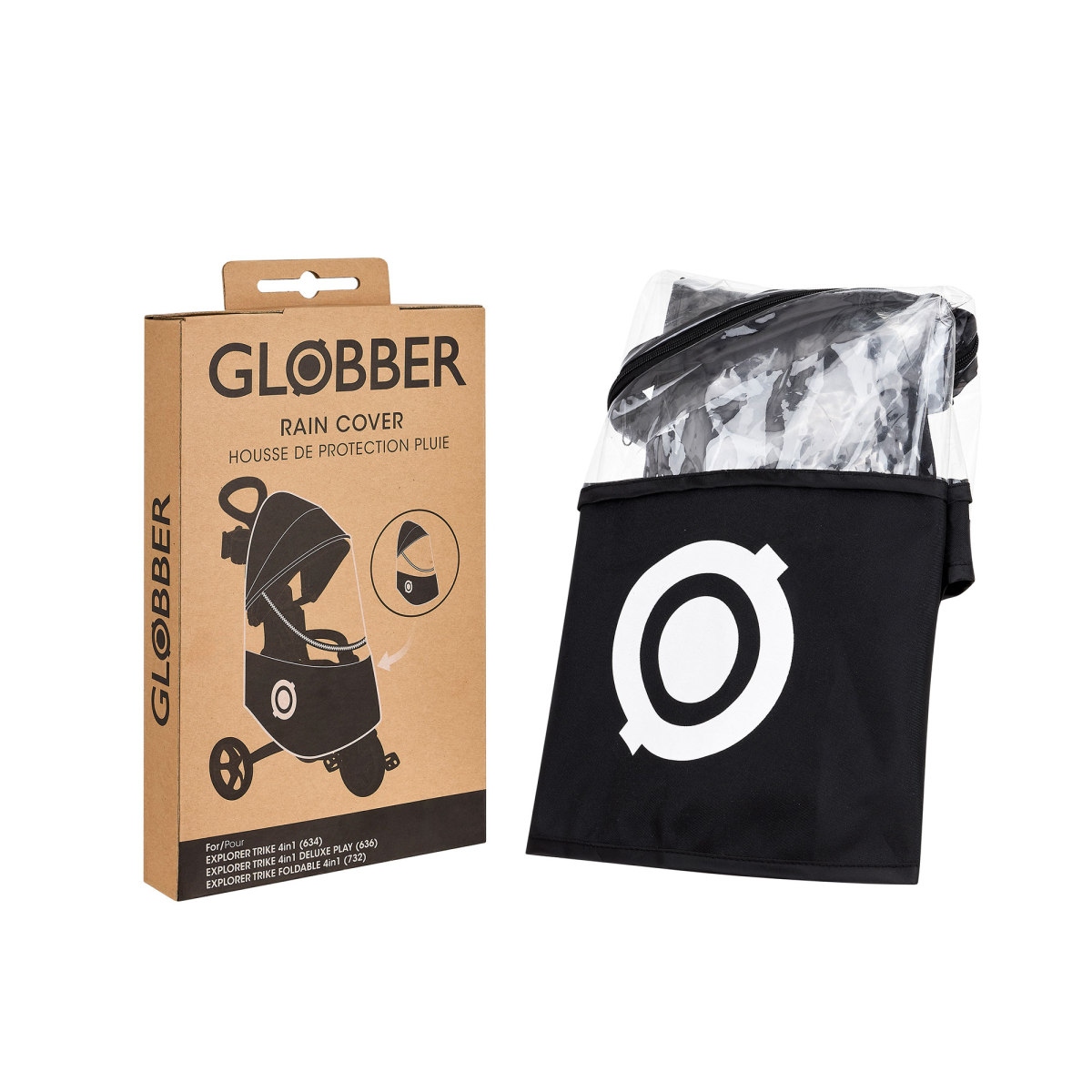 Protection pluie pour Tricycle Explorer 4 EN1, GLOBBER