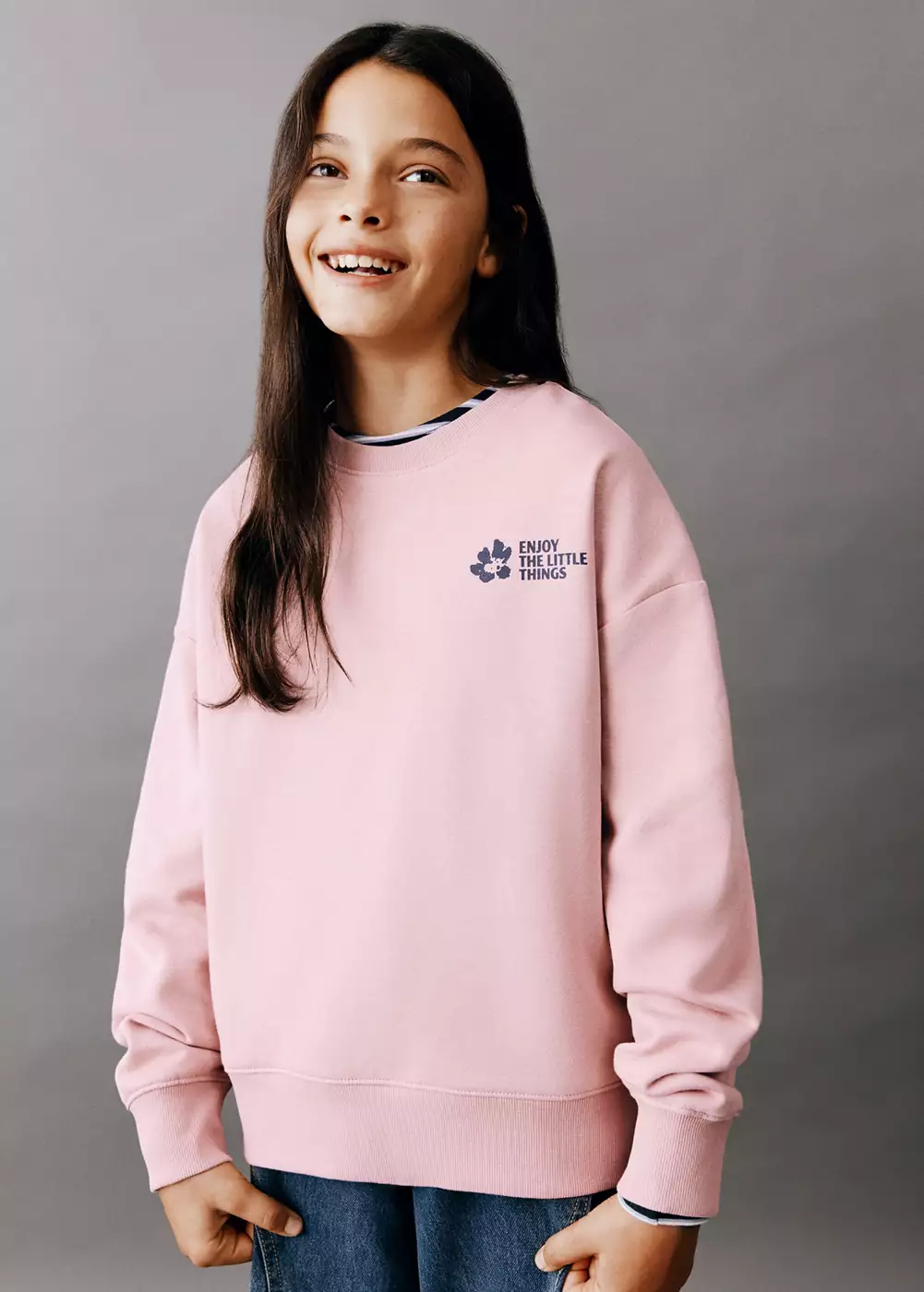 Sweat en coton 100 % imprimé, MANGO KIDS