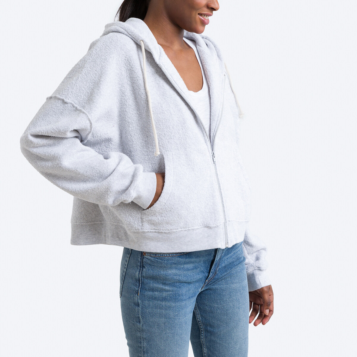 Bobypark Cotton Cropped Hoodie