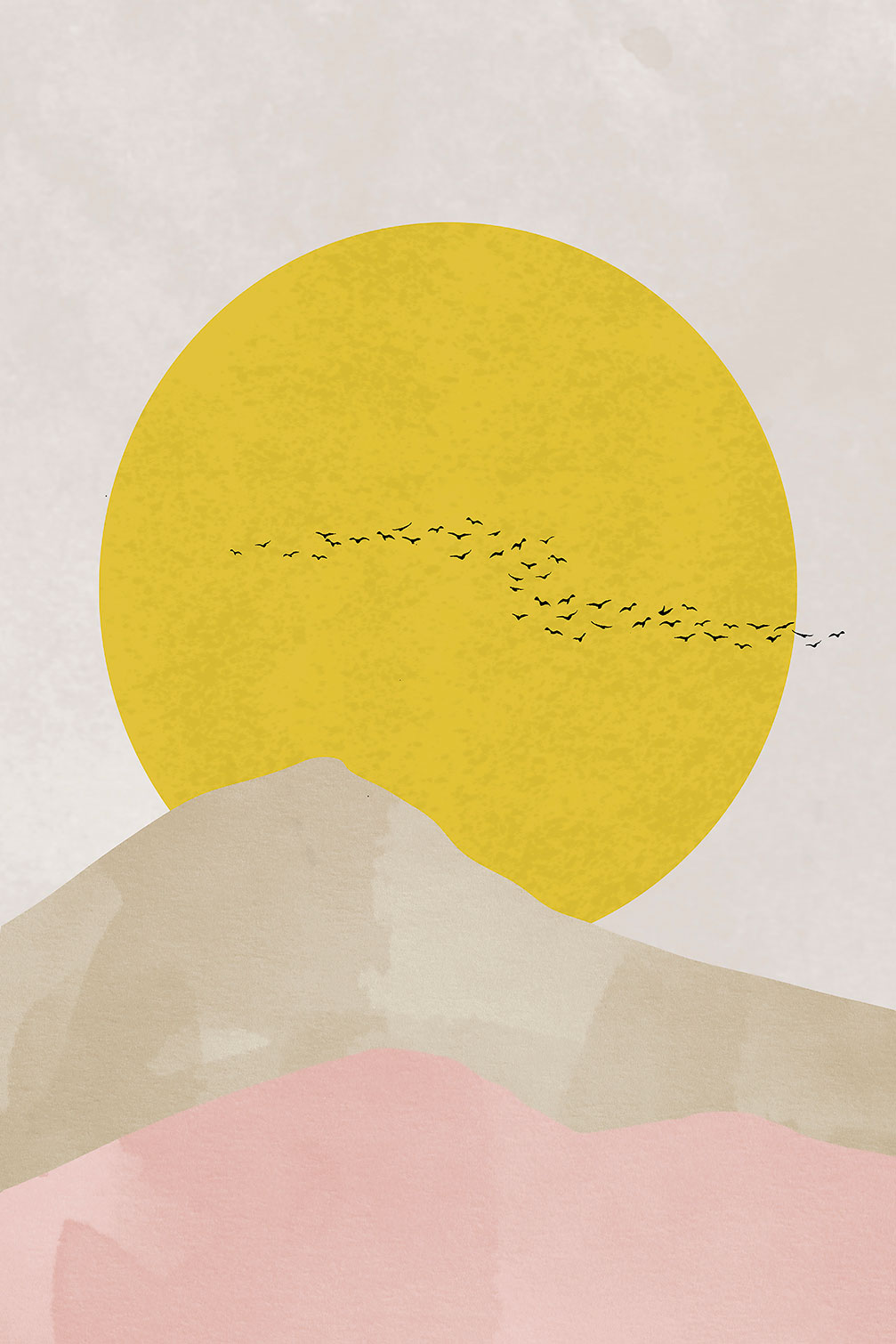 Tableau Envolée au soleil, HEXOA