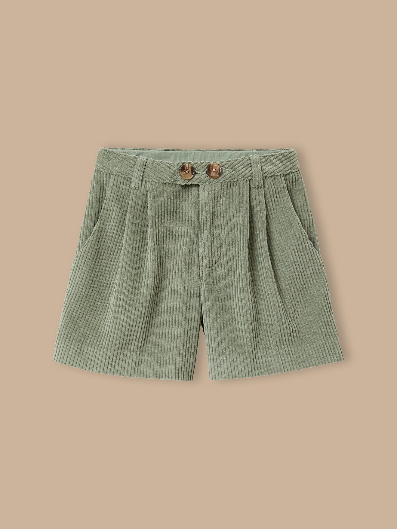 Short velours gaufré taille haute, CYRILLUS