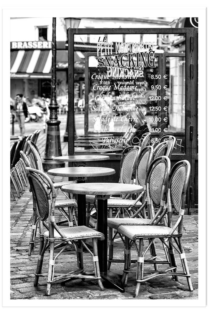 Affiche Paris, Le café parisien, HEXOA