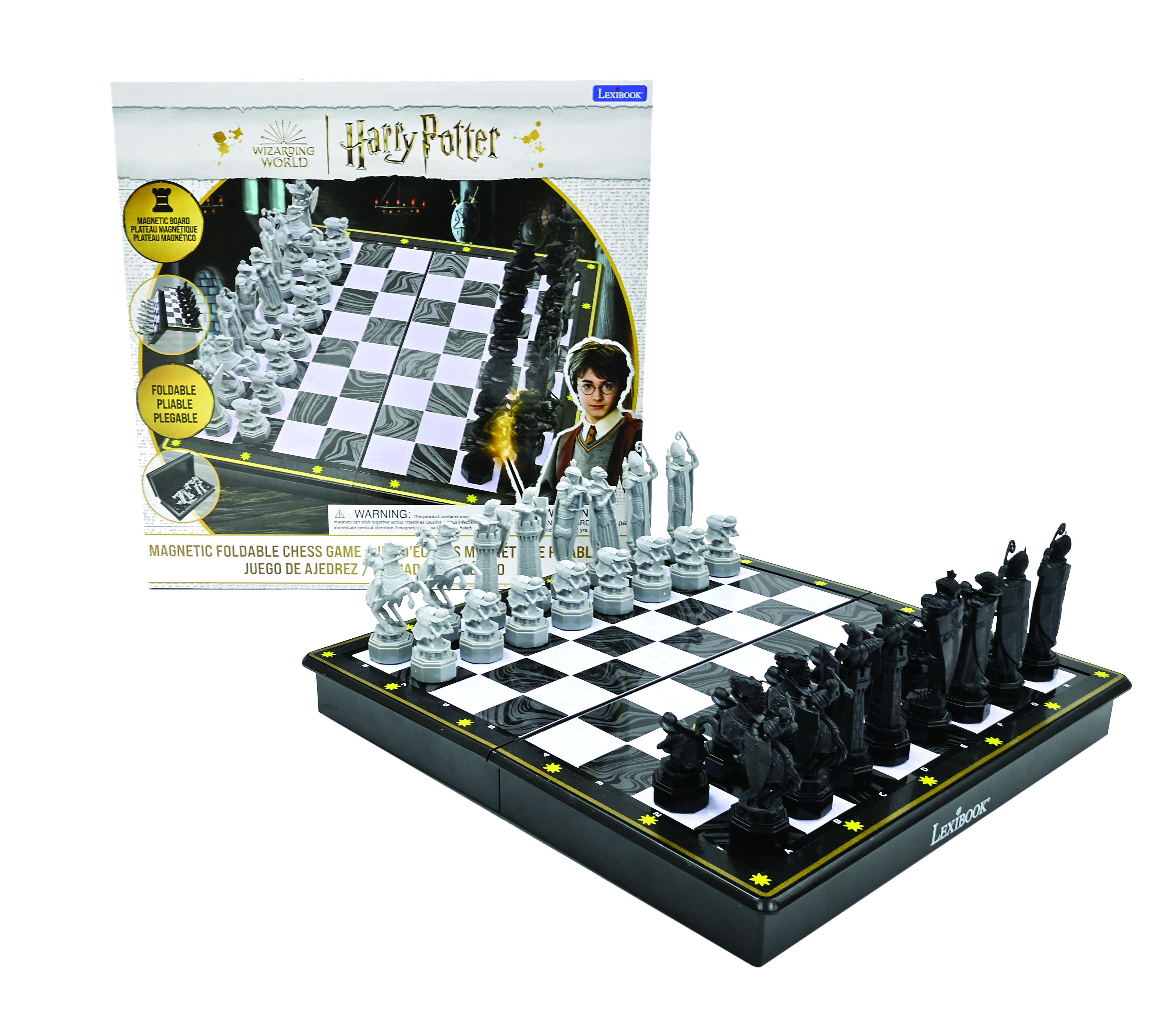 Jeu d’échecs Harry Potter magnétique pliable, LEXIBOOK