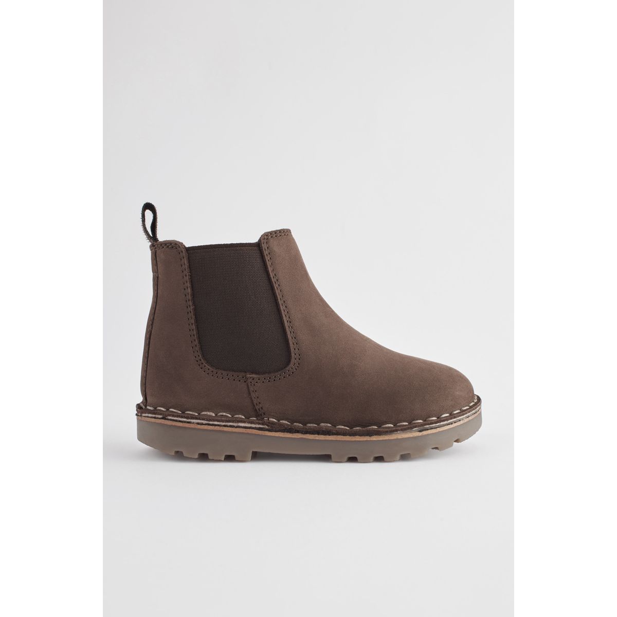 Bottines chelsea cuir doublées pointure large, NEXT